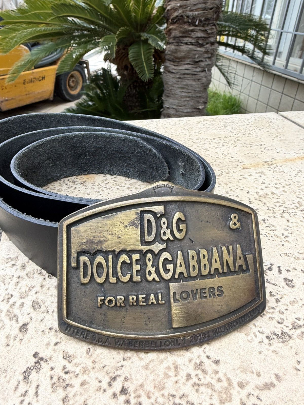 Dolce & Gabbana Dolce&Gabbana Belt Black Leather Size ONE SIZE - 2 Thumbnail