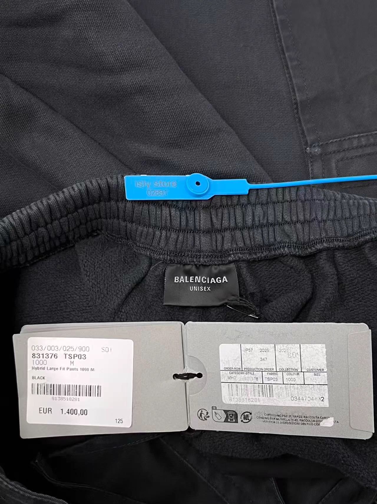 Balenciaga Balenciaga men's paper-woven cotton twill cargo pants Size US 29 - 3 Thumbnail