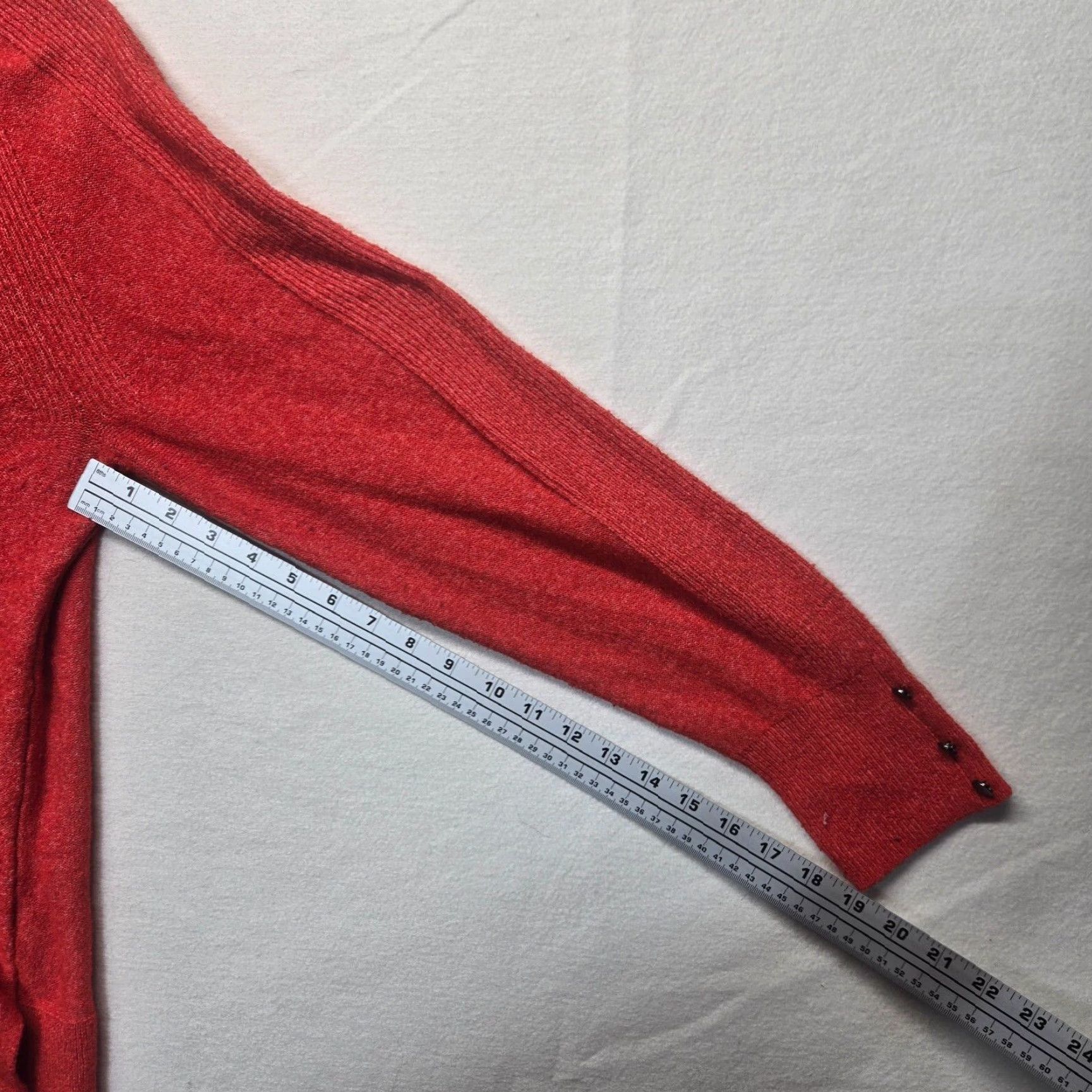 Vintage Lane Bryant Plus Size Sweater Long Sleeve Turtleneck Solid Orange Classic Fit Adult Women's 18/20 Size XXL / US 16-18 / IT 52-54 - 5 Thumbnail