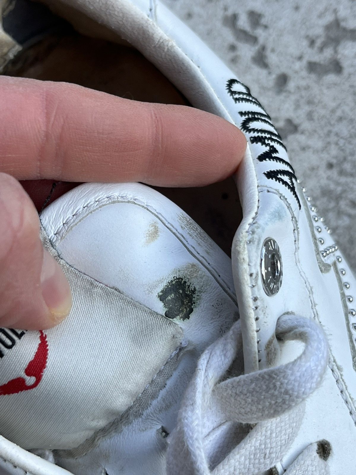 Zadig & Voltaire Zadig & Voltaire Distressed Low Top Sneakers Leather Shoes Size US 8 / IT 38 - 21 Thumbnail