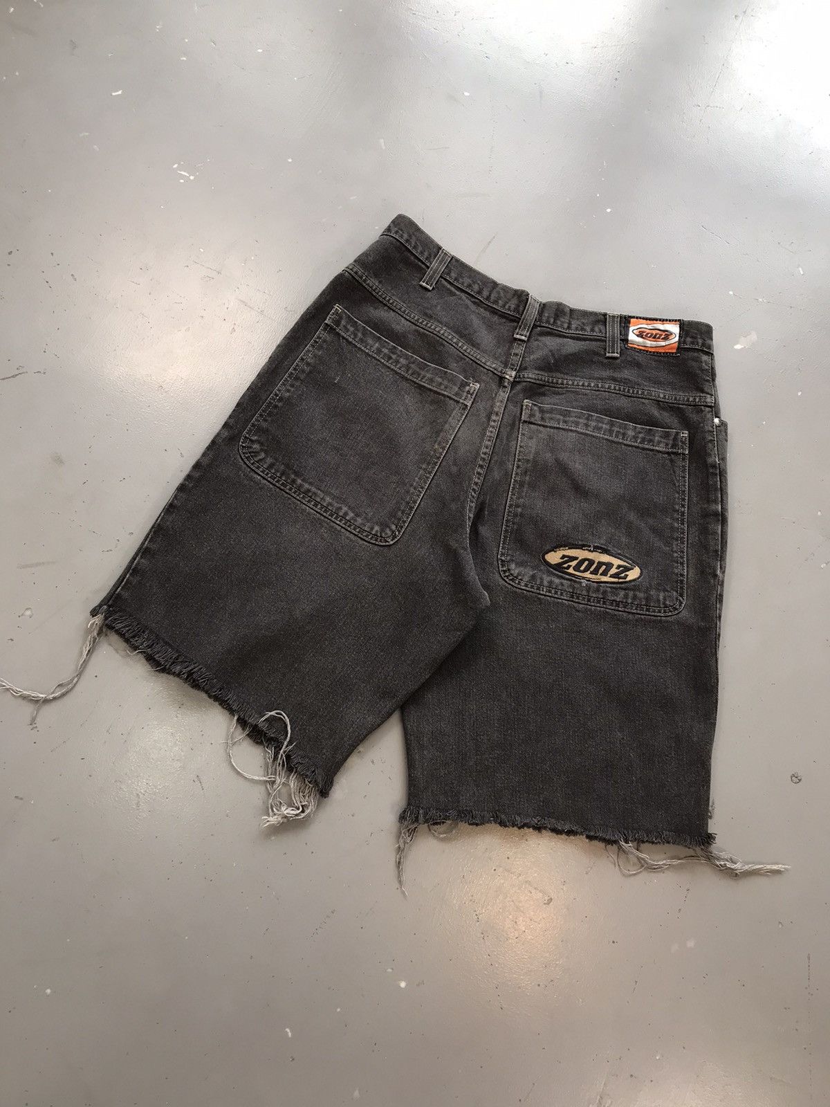 Vintage Vintage zonz big pocket logo embroidered jort Size US 36 / EU 52 - 8 Thumbnail