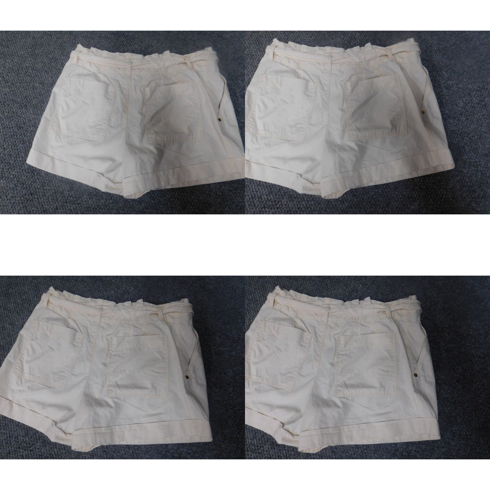 Loft LoFt Womens Shorts 8 Beige Chino Straight Casual Size 26" / US 2 / IT 38 - 8 Thumbnail