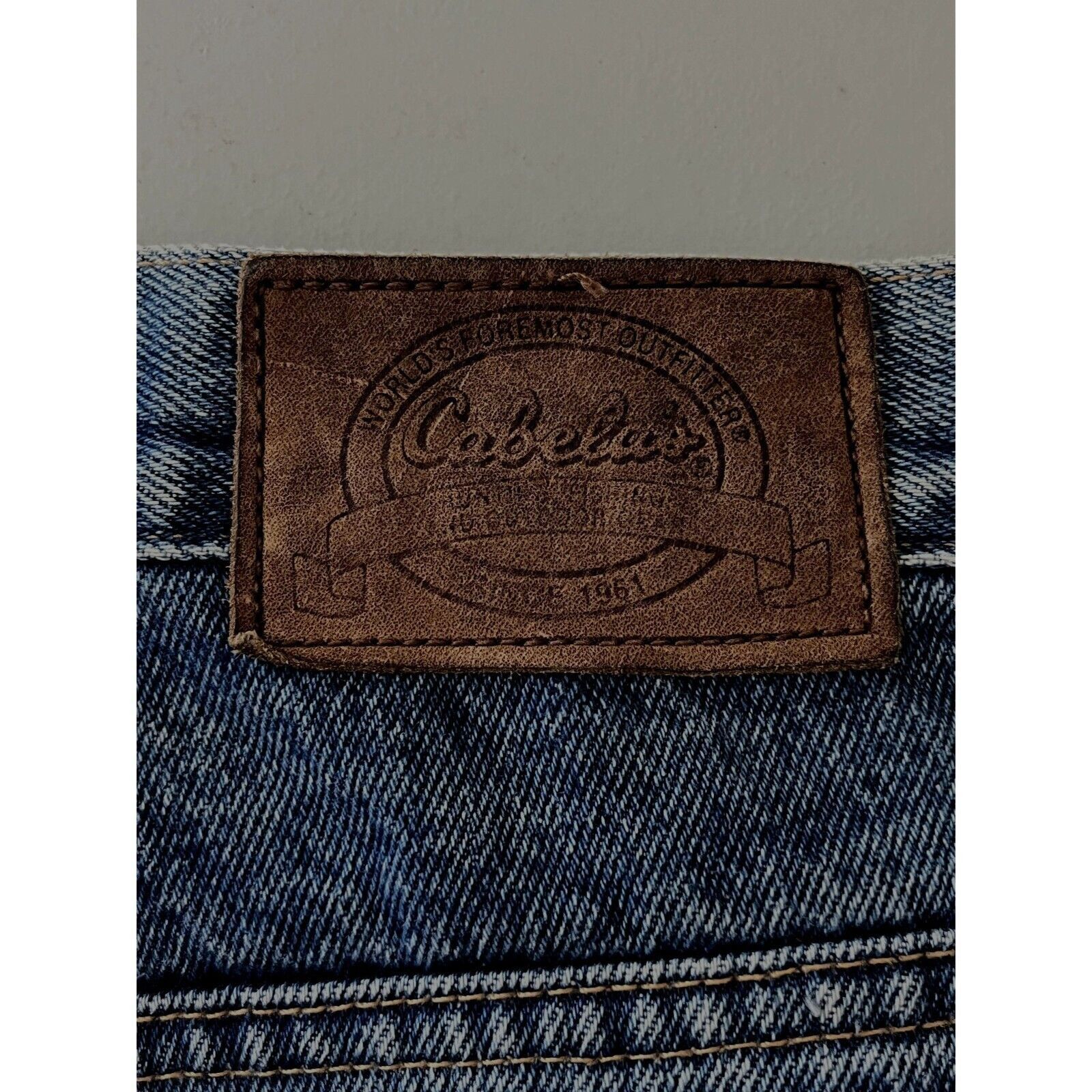 Vintage Vintage Cabela's Denim Blue Jeans Womens 10 Regular READ Size 32" / US 10 / IT 46 - 5 Thumbnail