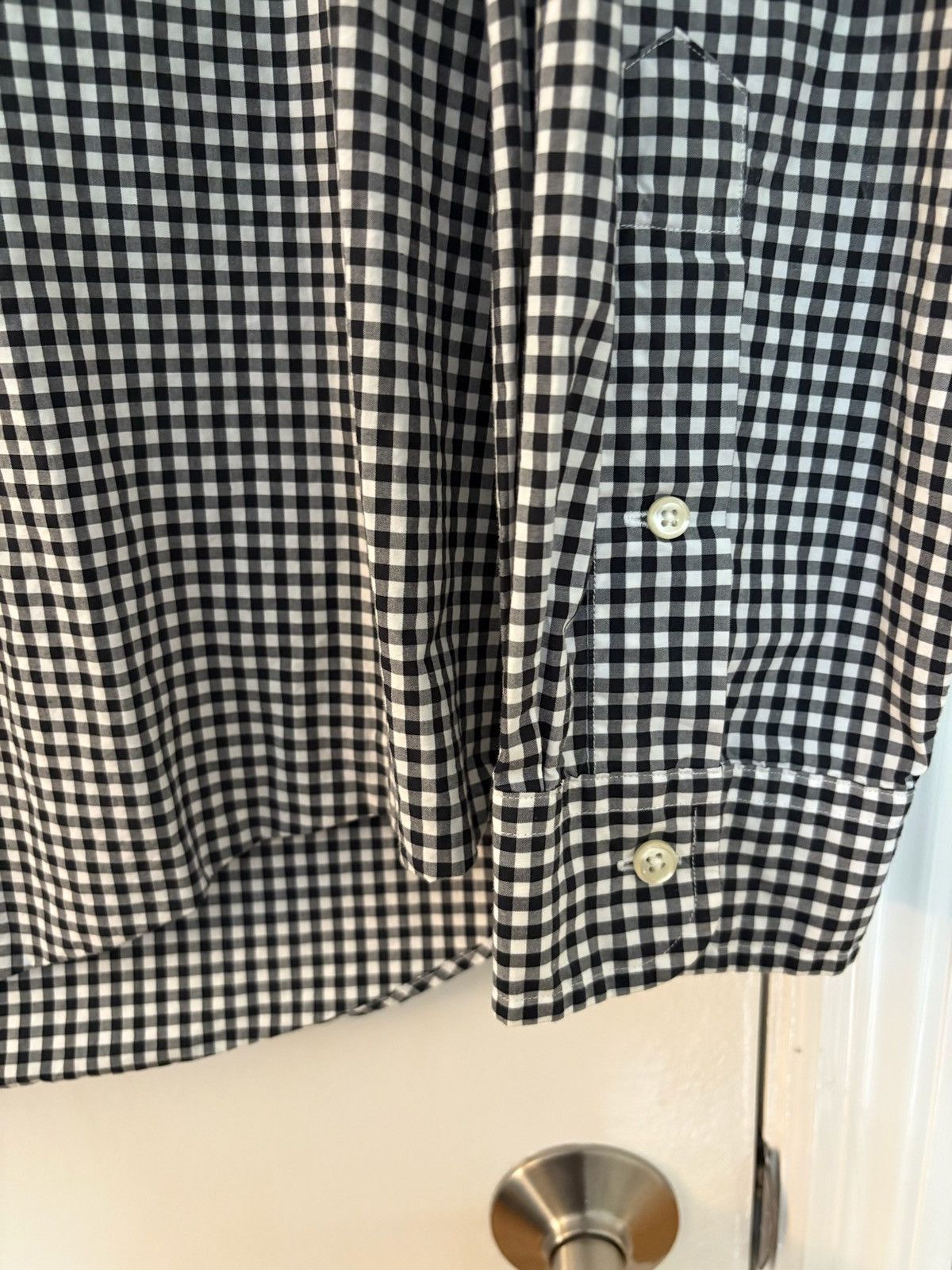 Polo Ralph Lauren Ralph Lauren Gingham Button-Down Black & White – Classic Fit Size US XL / EU 56 / 4 - 7 Thumbnail