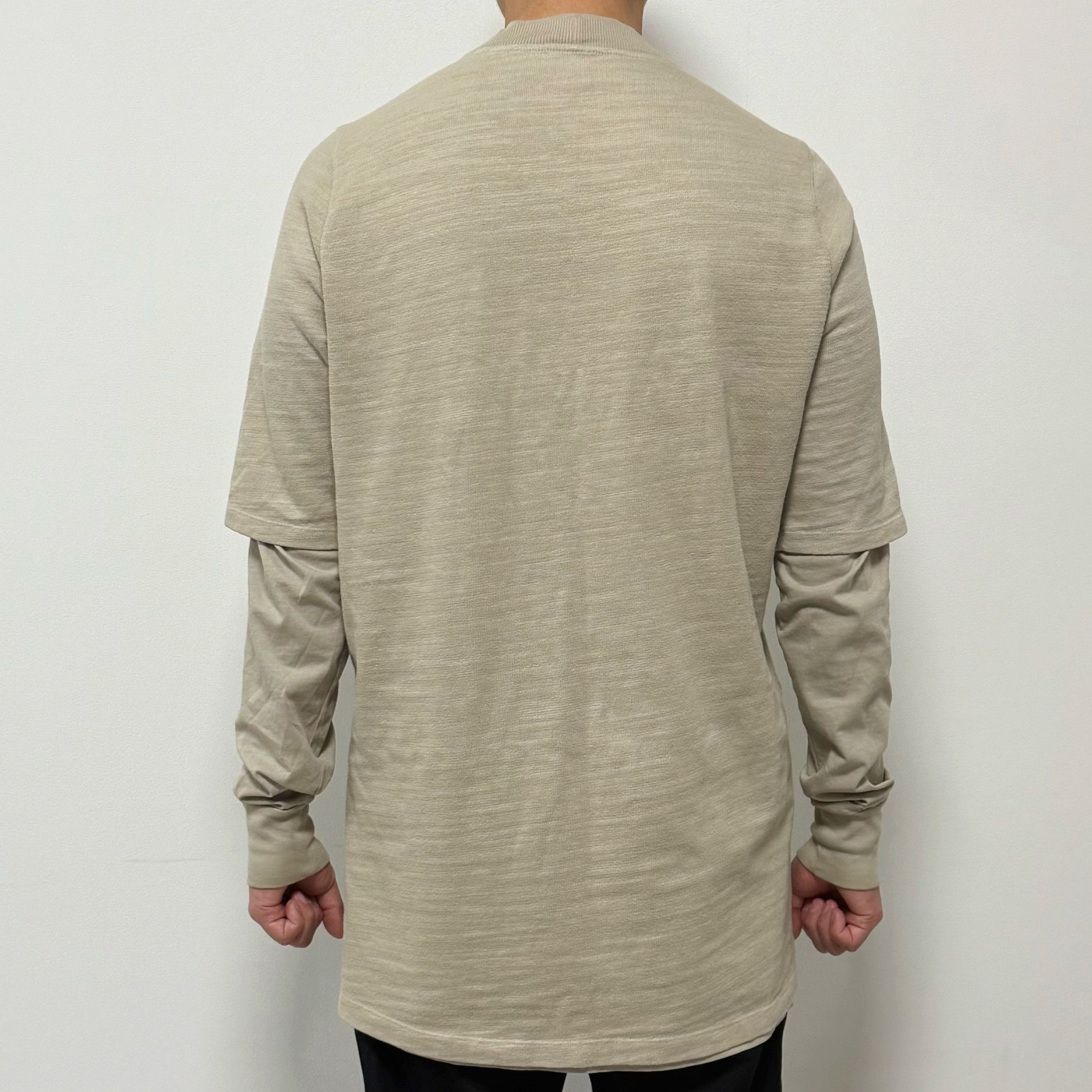 Rick Owens Rick Owens 18FW DRKSHDW Hustler Layered Long Sleeve T-Shirt Size US XS / EU 42 / 0 - 2 Thumbnail