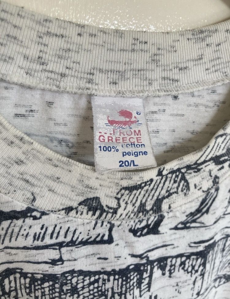 Vintage Vintage Ancient Greece Acropolis Greek Mythology AOP T-shirt Size US L / EU 52-54 / 3 - 2 Thumbnail
