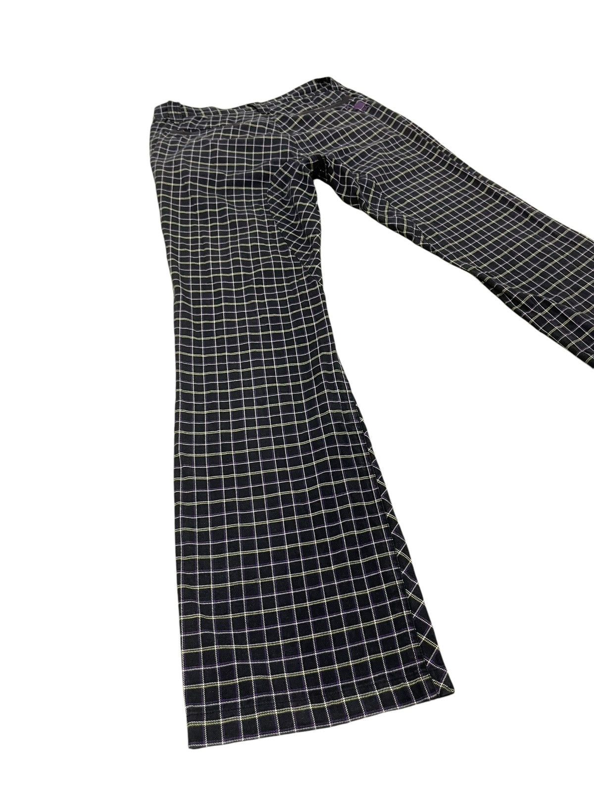 Le Grande Bleu (L.G.B.) Flare Pant Oakley Plaid Stretch Boot Cut 8🟦9 Size US 31 - 13 Thumbnail