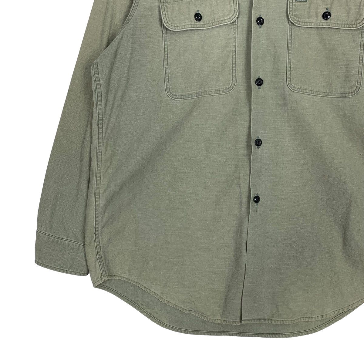 Madison MADISONBLUE Green Button Up Shirt #0950-C42 Size US S / EU 44-46 / 1 - 3 Thumbnail