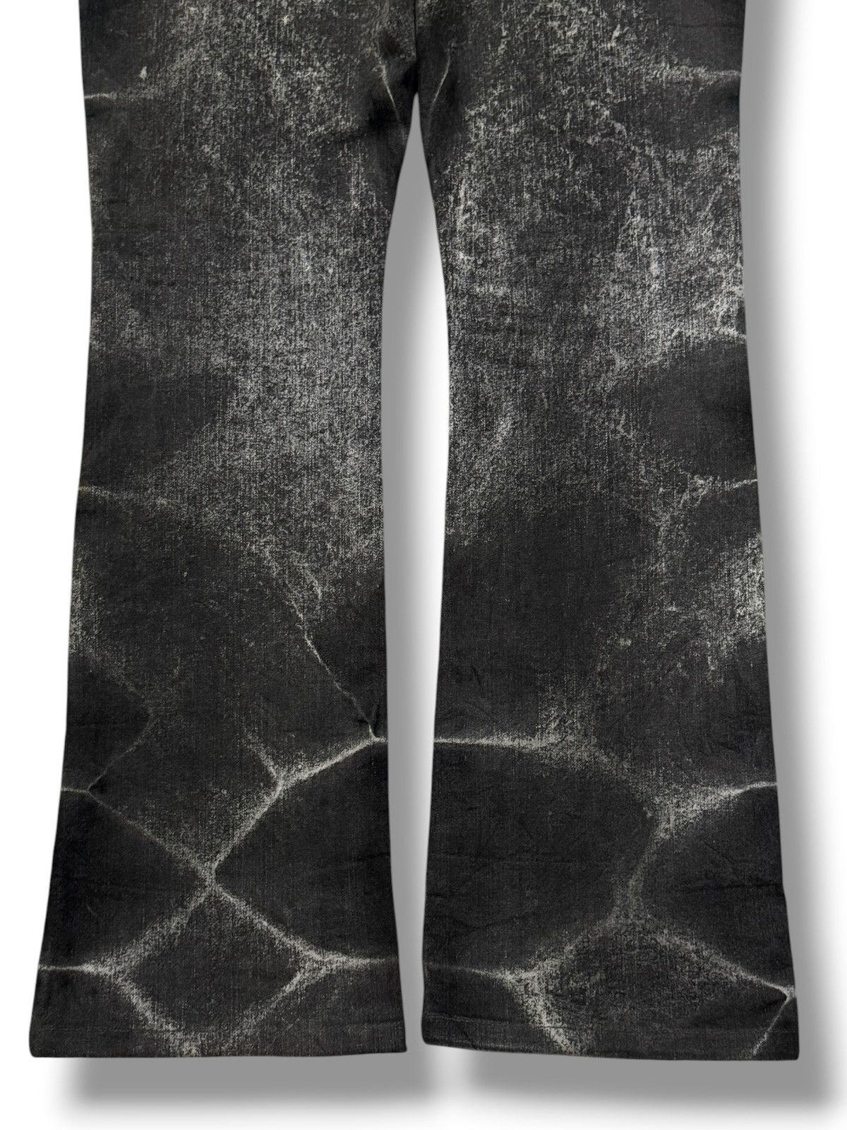 Schlussel Rare Vintage Schlüssel Japan Acid Wash Distressed Denim W35 Size US 35 - 7 Thumbnail
