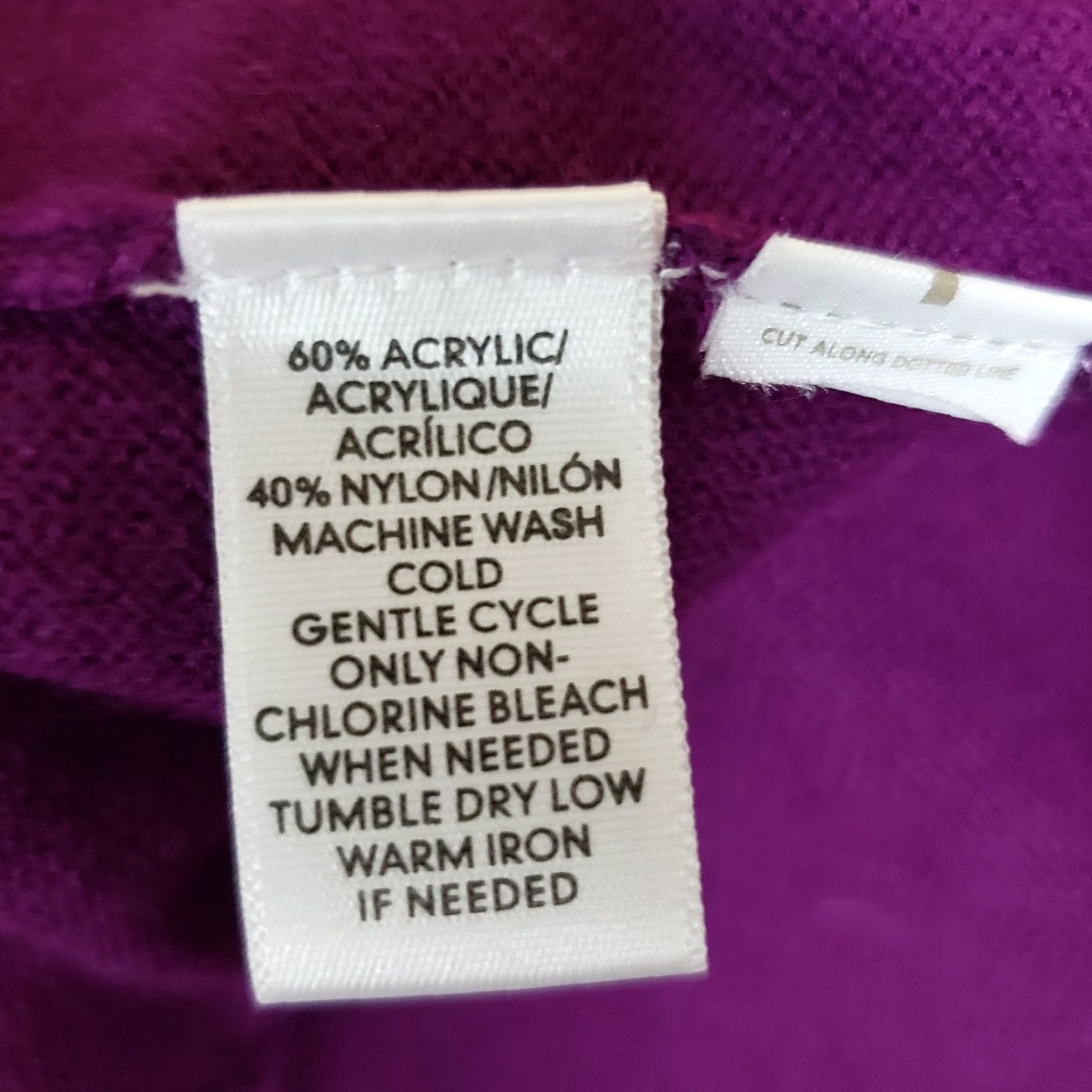 Lou & Grey Lou & Grey Pullover Sweater Womens XS Purple Long Sleeve Adult XS Pullover Purple Womens Lou & Grey Size XS / US 0-2 / IT 36-38 - 6 Thumbnail