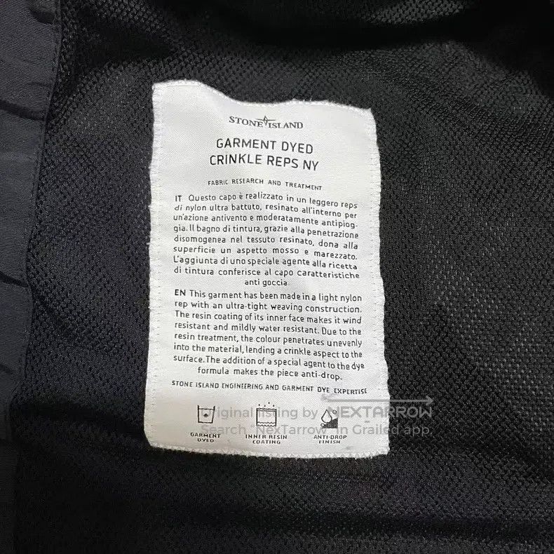 Stone Island Stone Island Pleated Nylon Jacket Black Color Size XXL Size US XXL / EU 58 / 5 - 8 Thumbnail