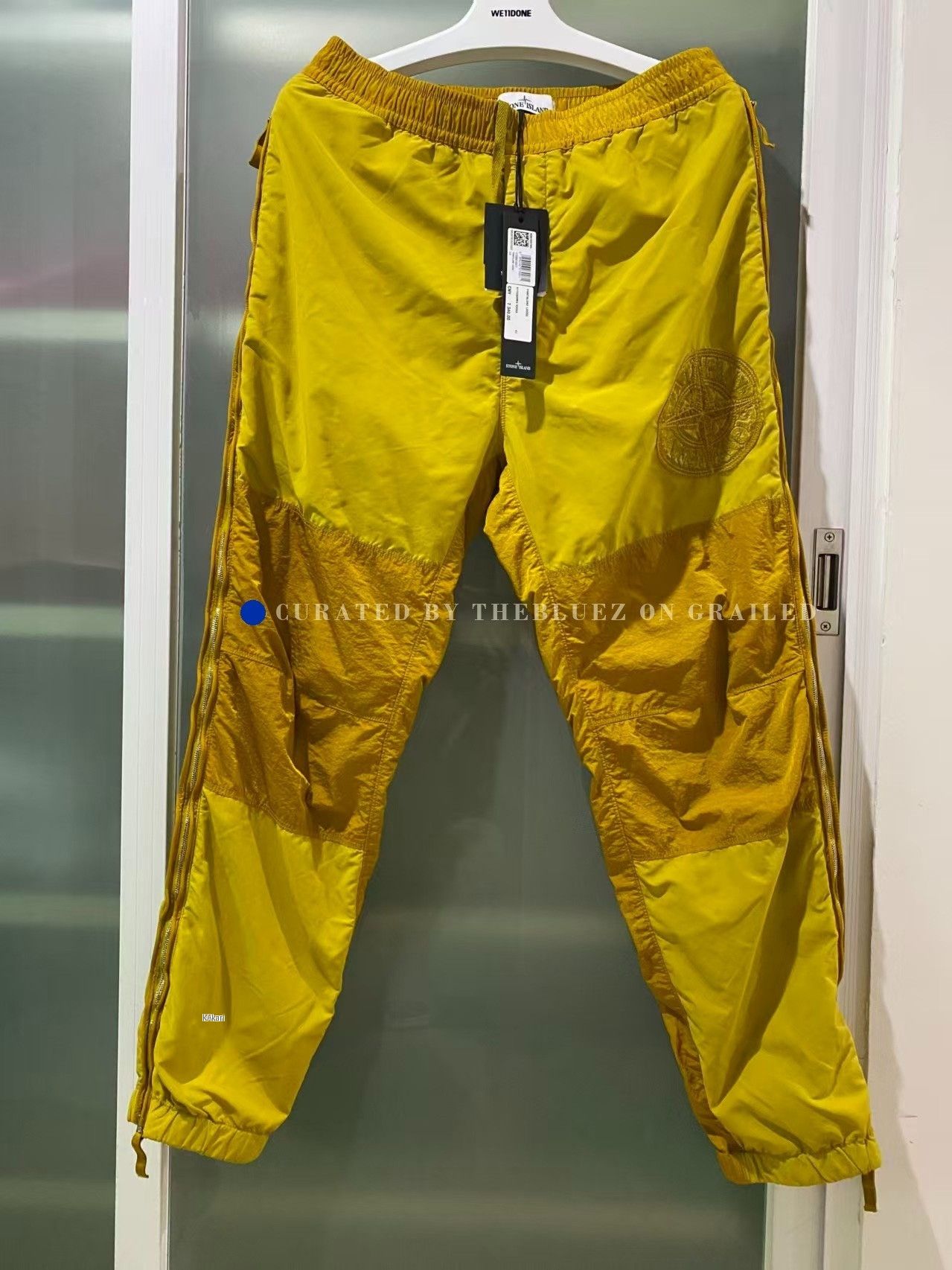 Stone Island Stone Island Spliced Metal Nylon Pants Size US 31 - 1 Thumbnail