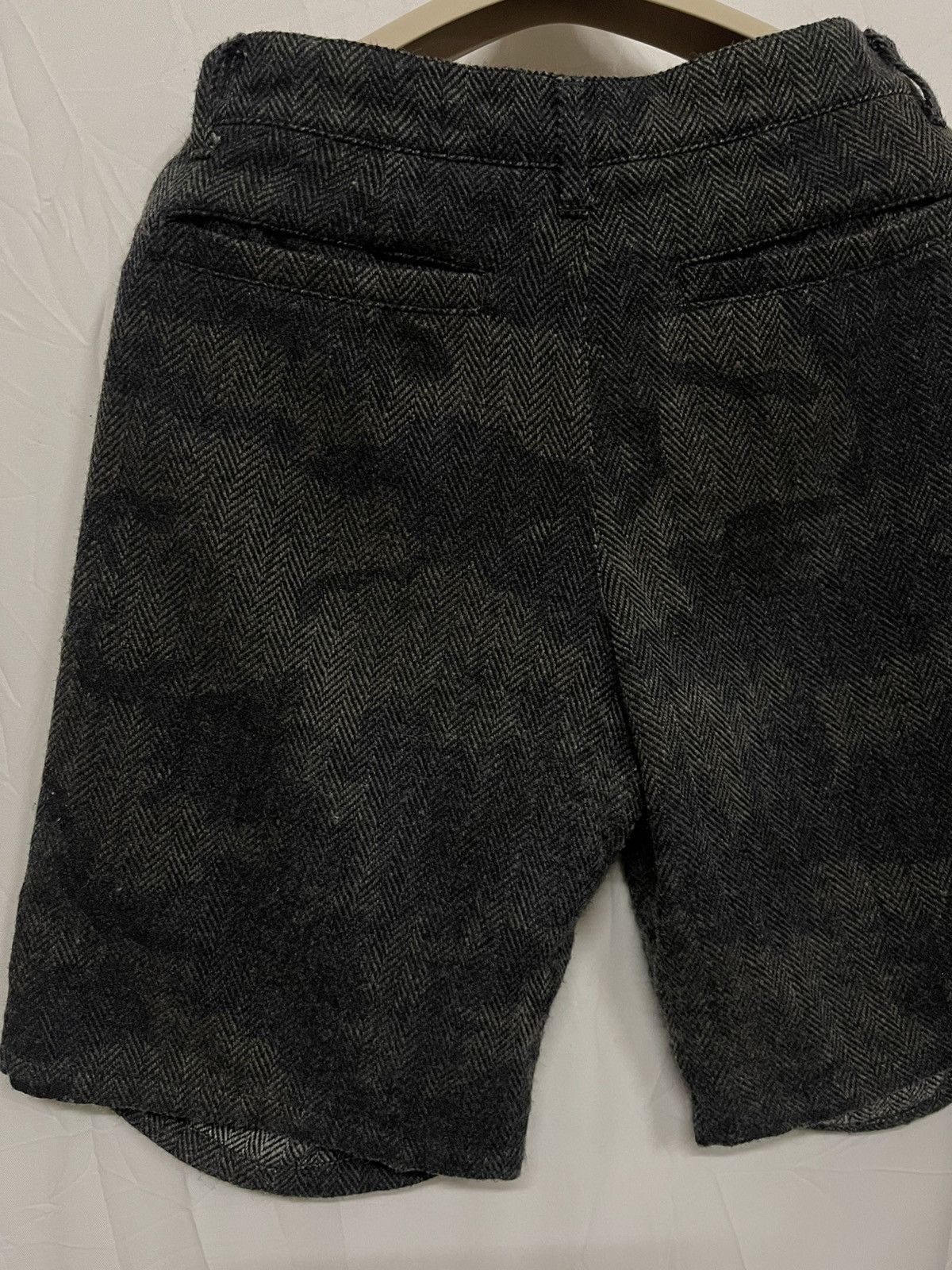Designer × Issey Miyake × Zucca 🔥Vintage ZUCCA Wool Short Pant Army Printed Size US 30 / EU 46 - 6 Thumbnail