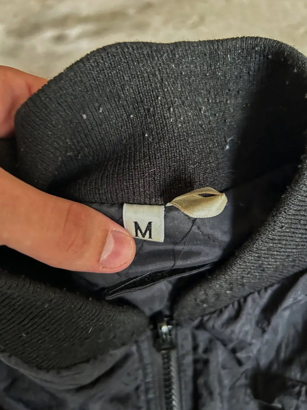 Japanese Brand × Junya Watanabe Vintage Junya Watanabe Issey Miyake Style Bomber Jacket Size US M / EU 48-50 / 2 - 6 Thumbnail