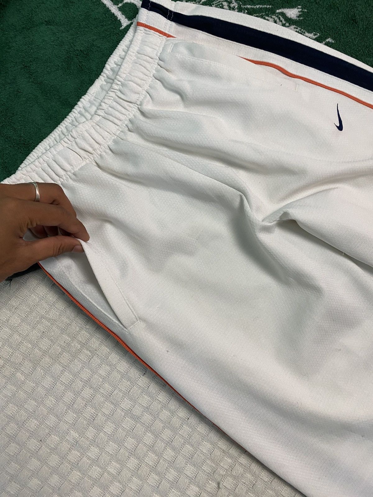 Carhartt Wip × Nike 💥 VINTAGE NIKE SUPER BAGGY 90S WIDE LEG TRACK PANTS Y2K Size US 34 / EU 50 - 4 Thumbnail