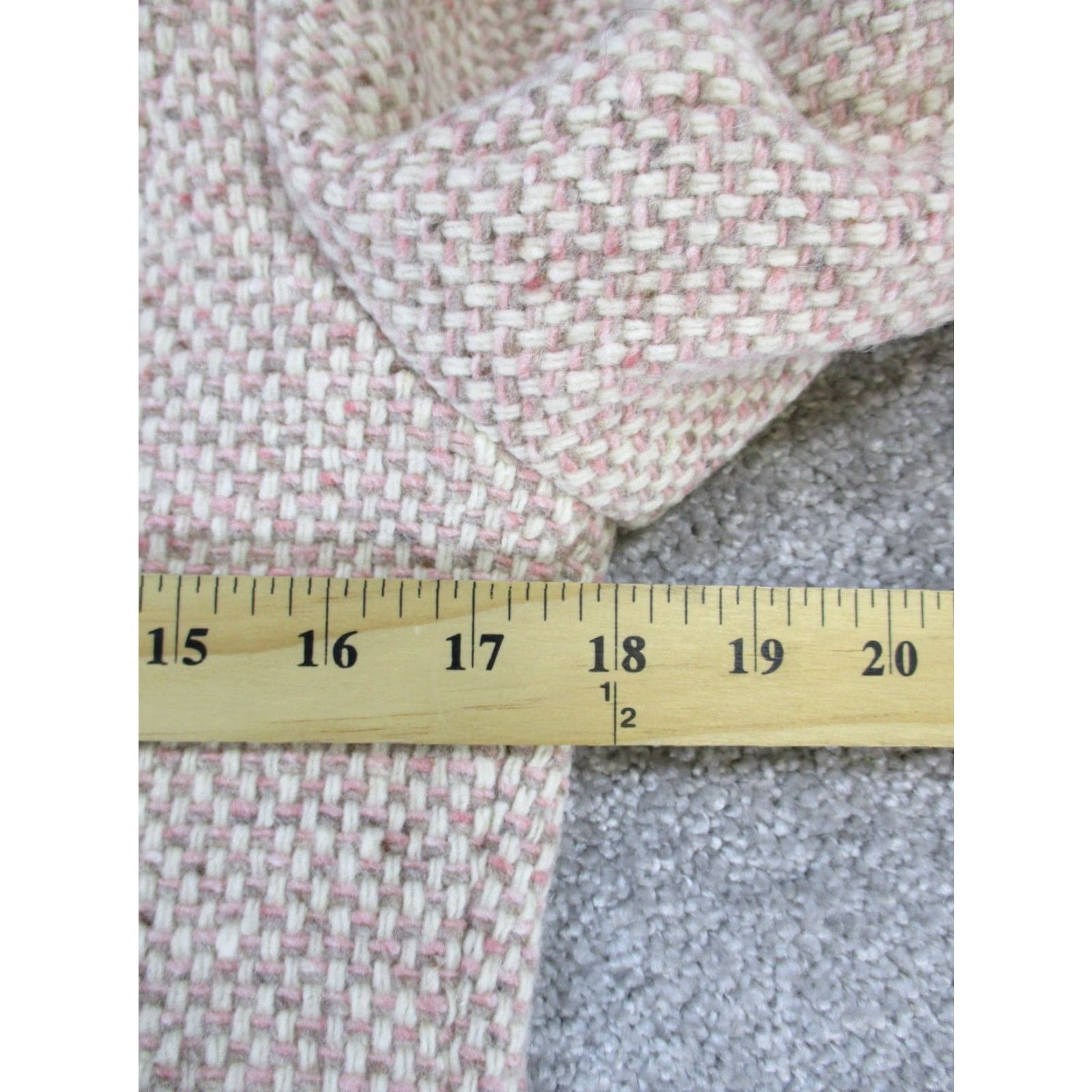 Marina Rinaldi Marina Rinaldi Sweater Womens Knit Wool Collared Full Zip Pink USA 4 Regular Size 4 Wool Knit United States Pattern Solid Size S / US 4 / IT 40 - 6 Thumbnail