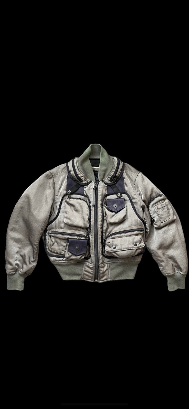 Issey Miyake Issey Miyake 96AW BOMBER JACKET Size US M / EU 48-50 / 2 - 2 Thumbnail