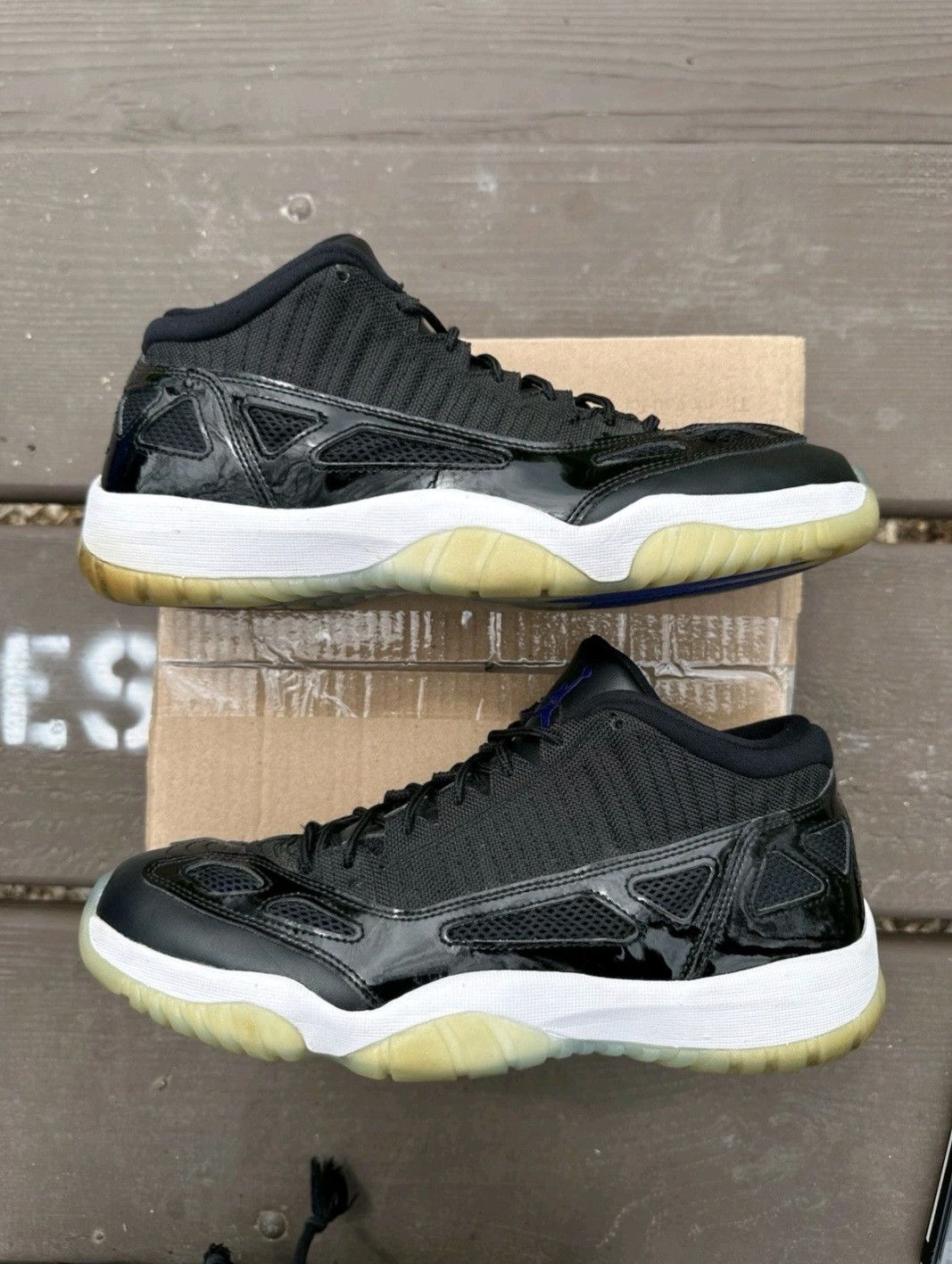Jordan Brand Nike Air Jordan Retro 11 Low IE Space Jam Size 12 Men Size US 12 / EU 45 - 2 Thumbnail