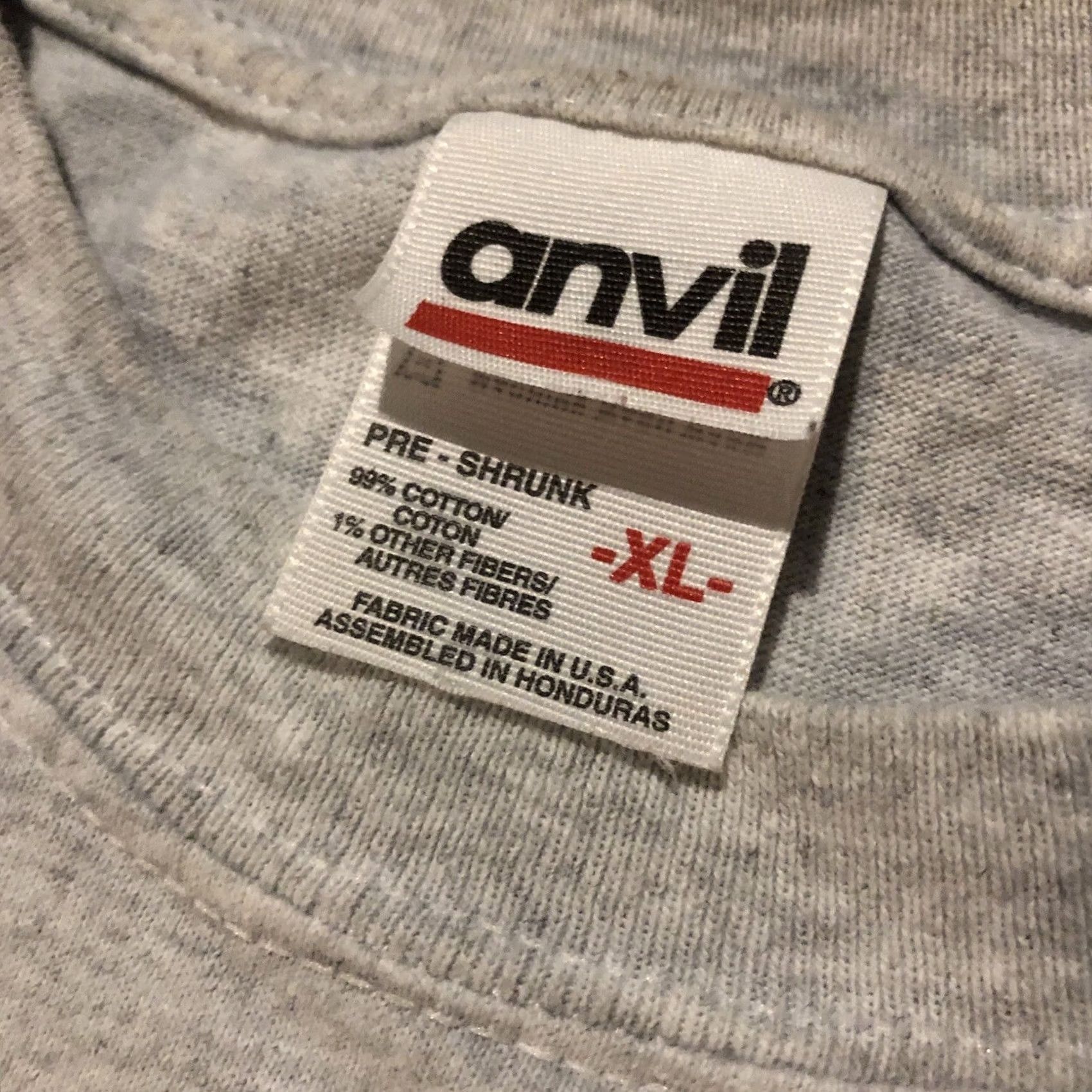 Anvil VINTAGE Anvil GRAPHIC T-SHIRT XL Boy Scouts Gray 2000s Swamp Area Camps Council Shirt Mens Size US XL / EU 56 / 4 - 7 Thumbnail