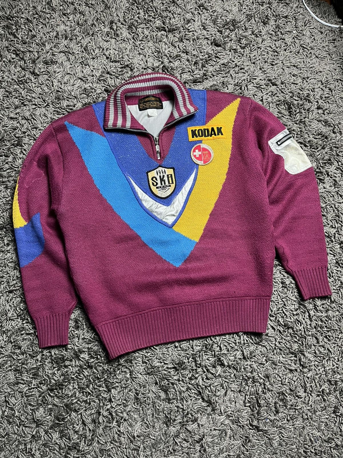 Descente Rare Archive Descente 1991 Ski Team Sweater (Made in Japan) Size US M / EU 48-50 / 2 - 1 Thumbnail
