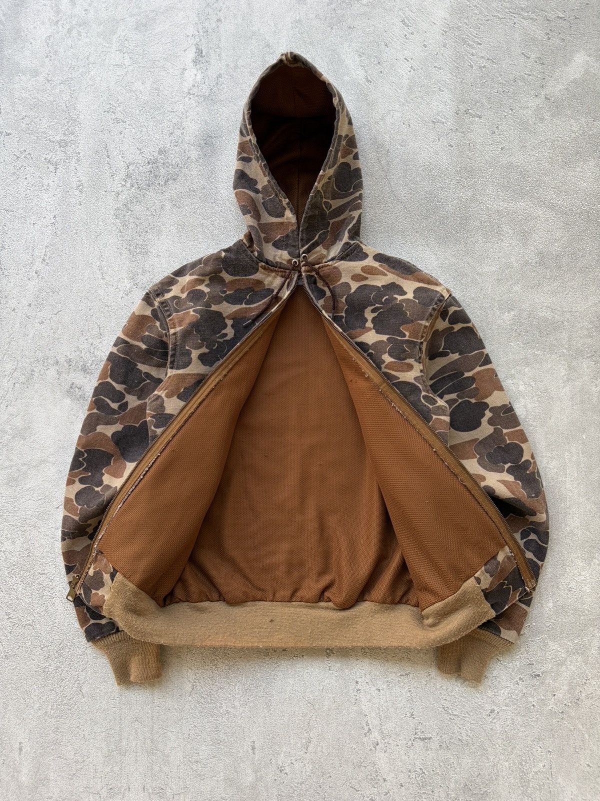 Carhartt VINTAGE 80’s CARHARTT ACTIVE JR123 CAMO JACKET BAPE LOOKS Size US S / EU 44-46 / 1 - 6 Thumbnail