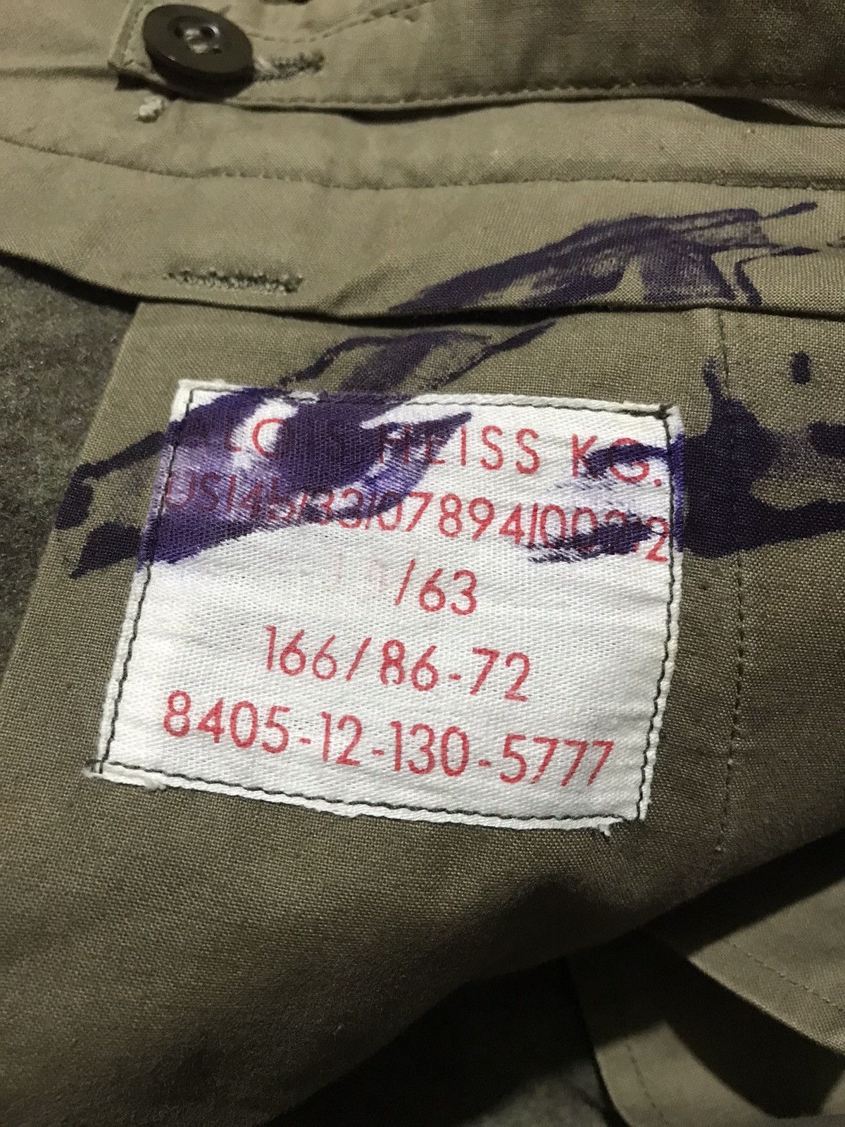 Vintage EXTREME HEAVY DUTY WOOL ANTIQUE GERMAN ARMY WOOL CARGO PANTS Size US 30 / EU 46 - 9 Thumbnail