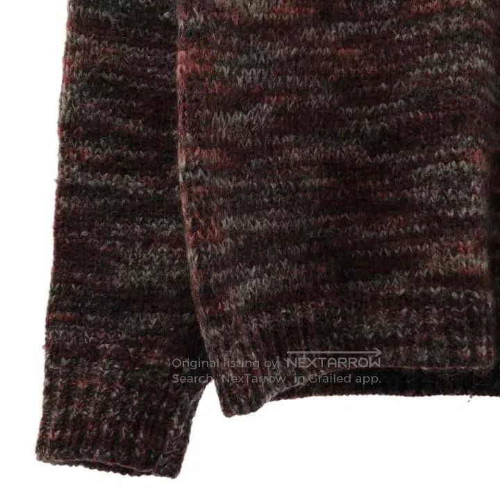 Dries Van Noten Dries Van Noten Mohair Blend V-neck Knit Sweater Size M / US 6-8 / IT 42-44 - 3 Thumbnail