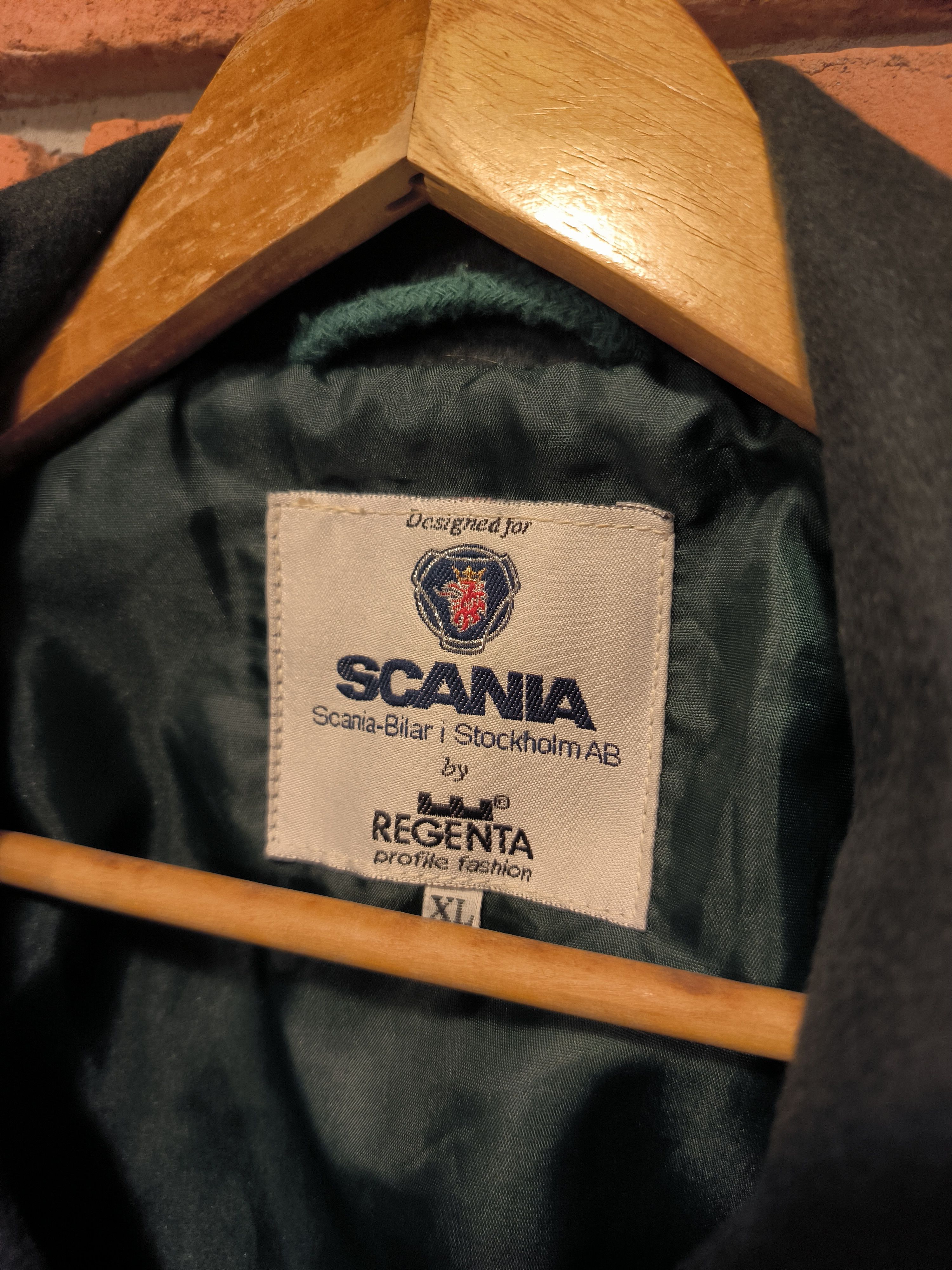 Vintage Vintage Scania Varsity Jacket Bomber Wool Green Regenta Size US XL / EU 56 / 4 - 8 Thumbnail