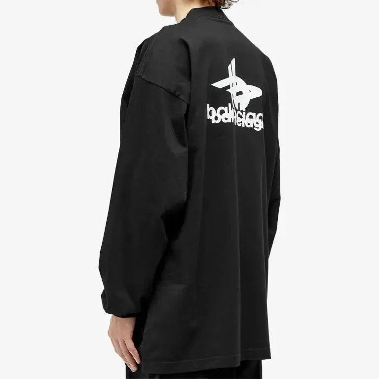 Balenciaga o1bcso1str1224 Layered Sports Long Sleeve T- Shirt Size US S / EU 44-46 / 1 - 3 Thumbnail