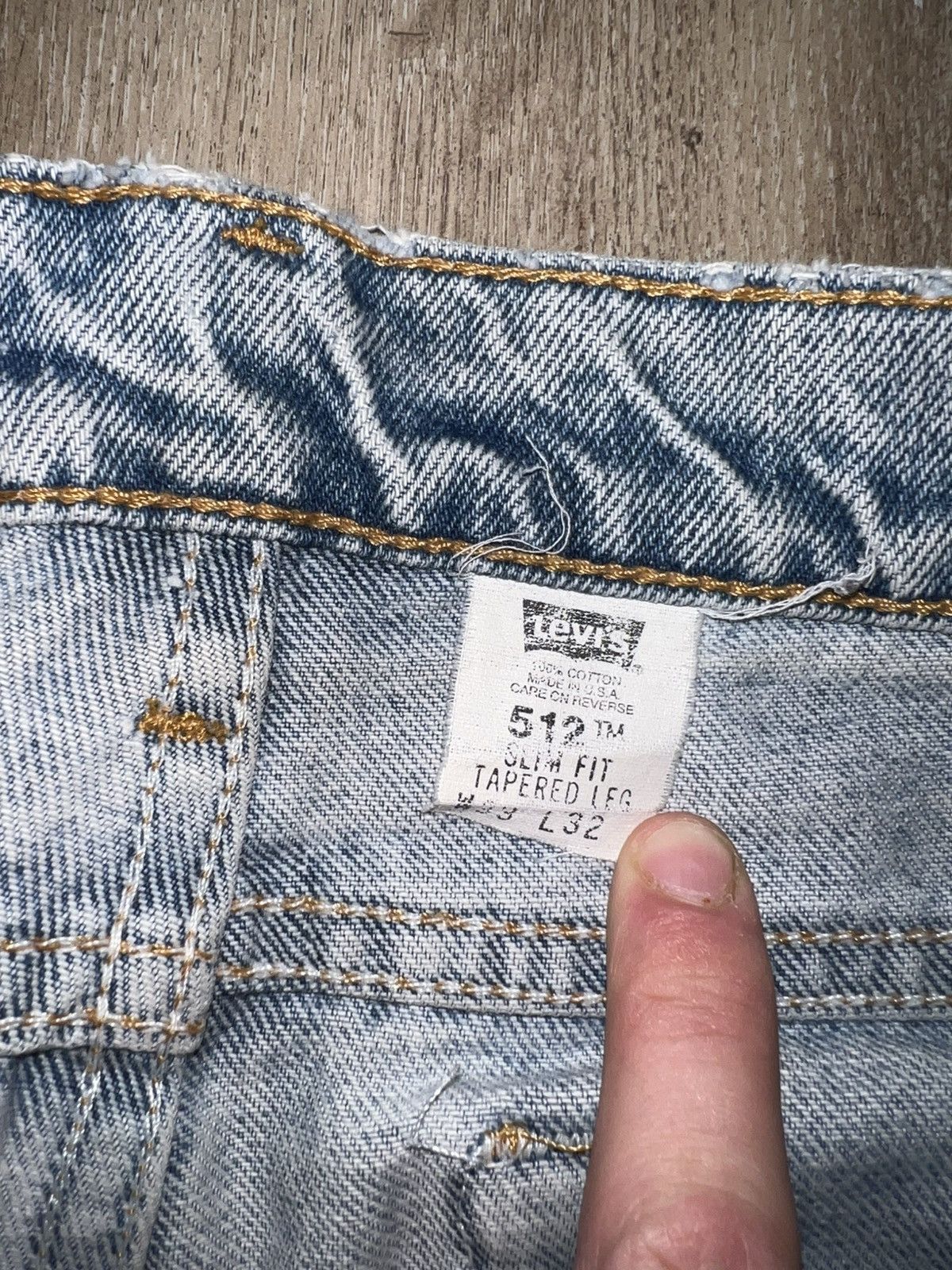 Levi's Vintage Clothing Levis Vintage 512 Denim Size US 33 - 2 Thumbnail