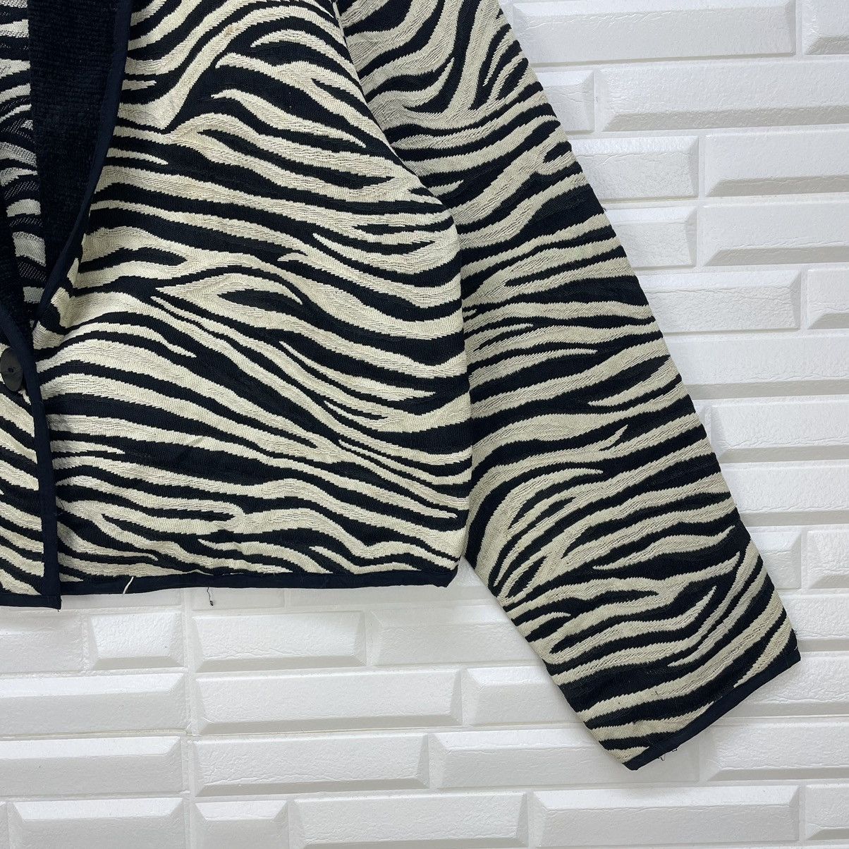 Aran Isles Knitwear New Identity Cropped Jacket Single Button Size M / US 6-8 / IT 42-44 - 6 Thumbnail