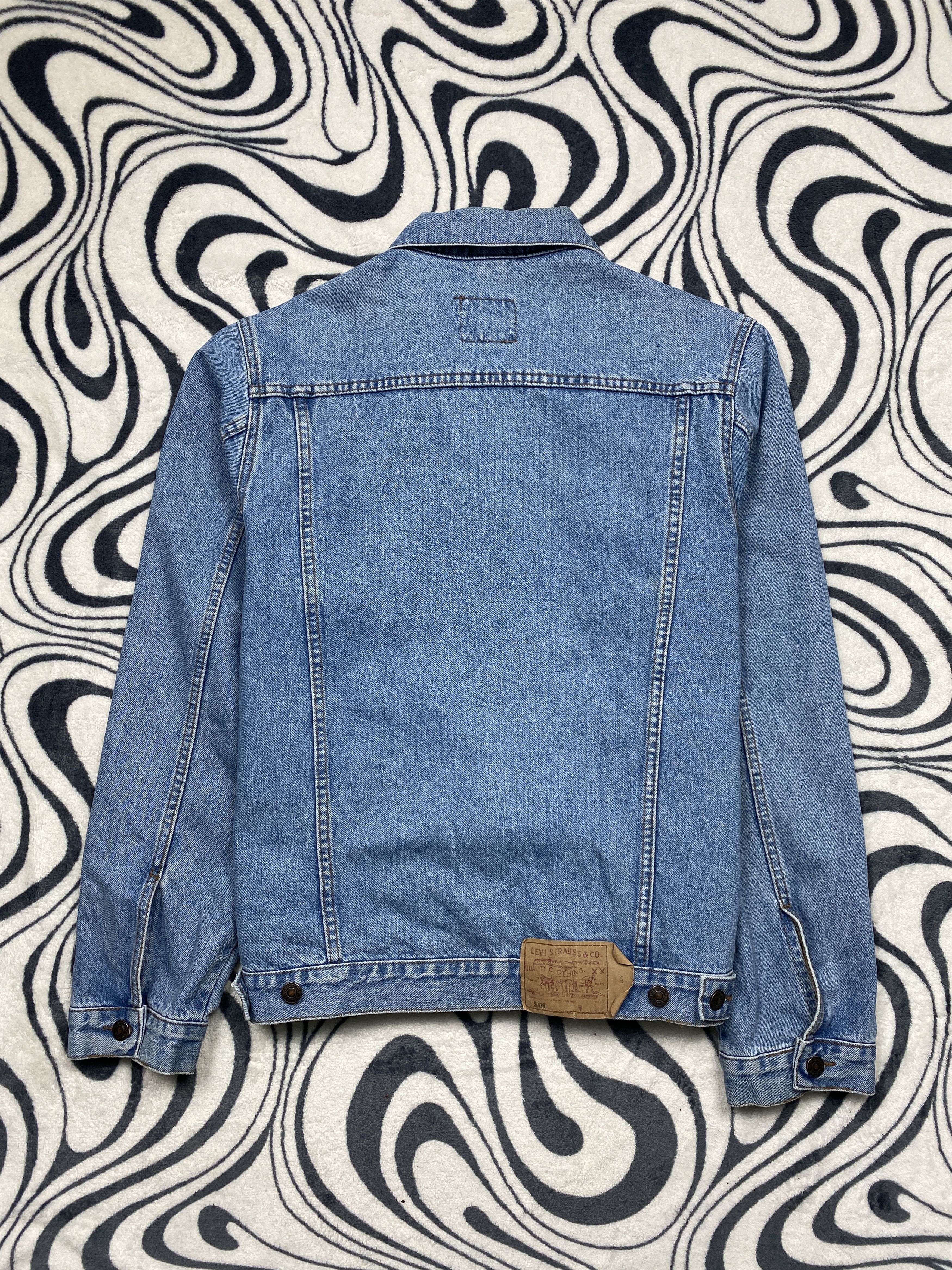 Levi's Levi's 501 90s Vintage Mens Denim Jacket Size US M / EU 48-50 / 2 - 8 Thumbnail