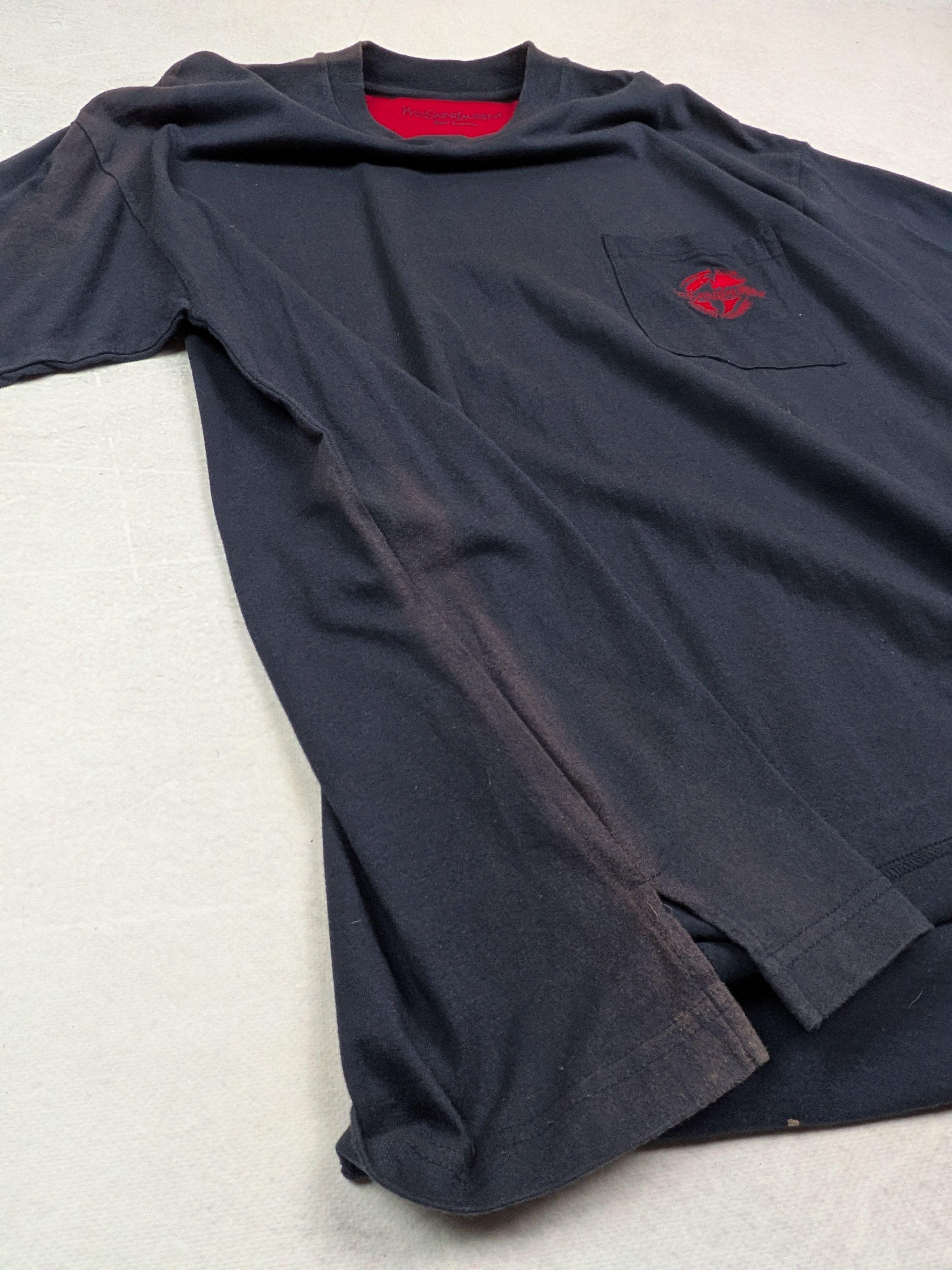Yves Saint Laurent Yves Saint Laurent Vintage Shirt Size XL Distressed Size US XL / EU 56 / 4 - 11 Thumbnail