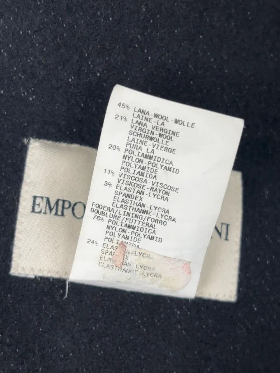 Emporio Armani AW2005 Emporio Armani Long Premium Wool Black Coat Size US L / EU 52-54 / 3 - 11 Thumbnail