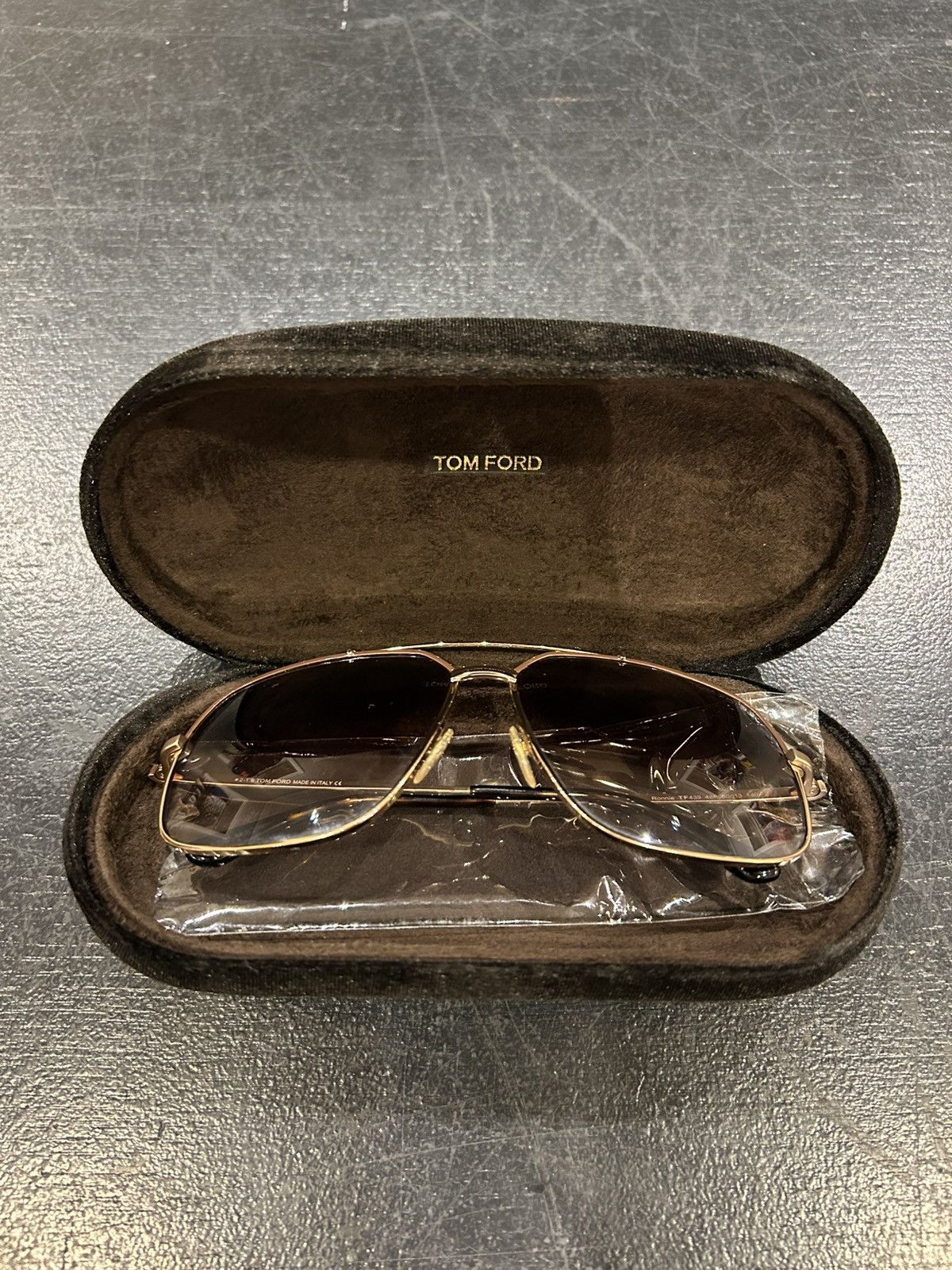 Tom Ford Tom Ford Ronnie Aviator Sunglasses Size ONE SIZE - 8 Thumbnail