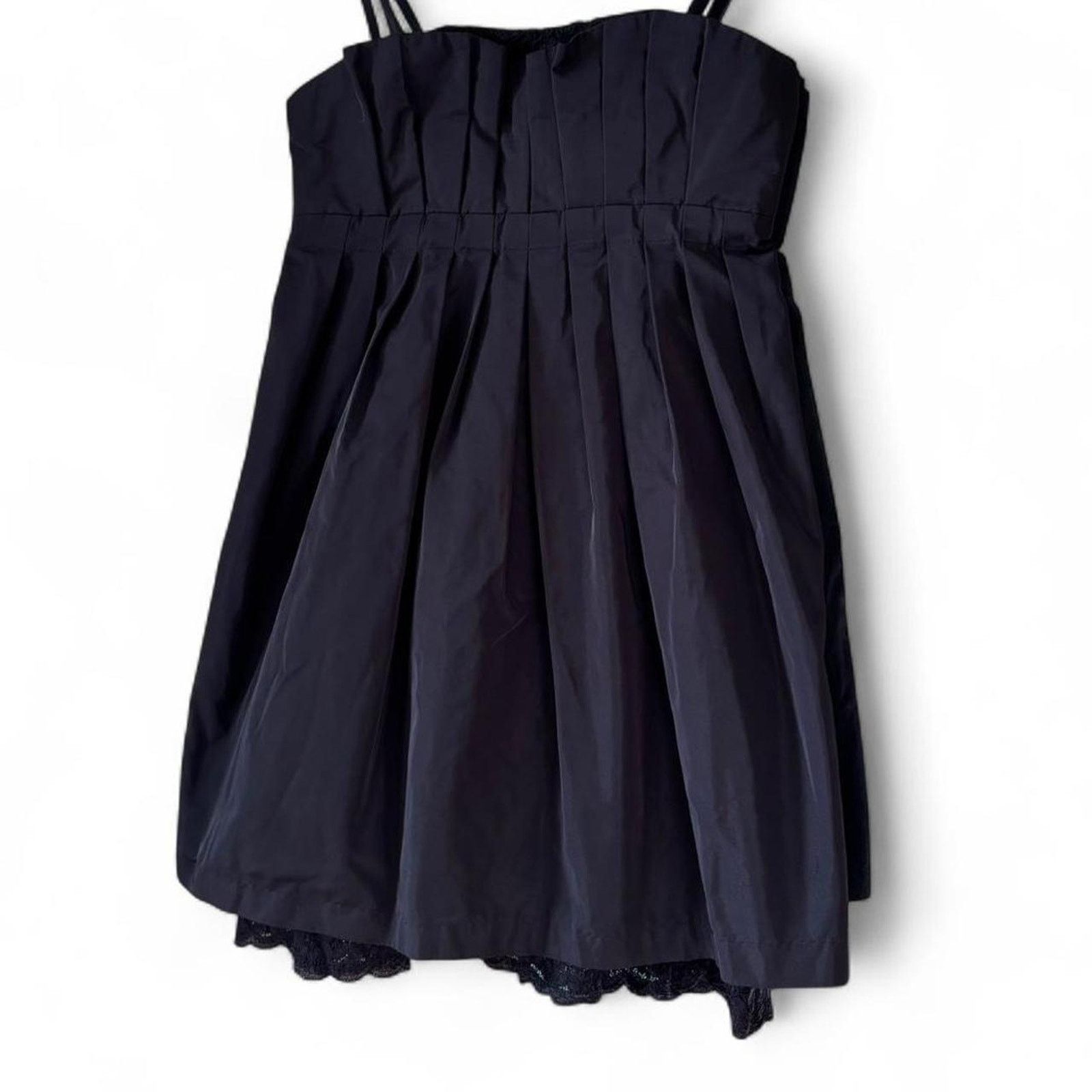 Bcbgmaxazria Vintage BCBGeneration Black Strapless Mini Babydoll Dress 0 Size XS / US 0-2 / IT 36-38 - 5 Thumbnail