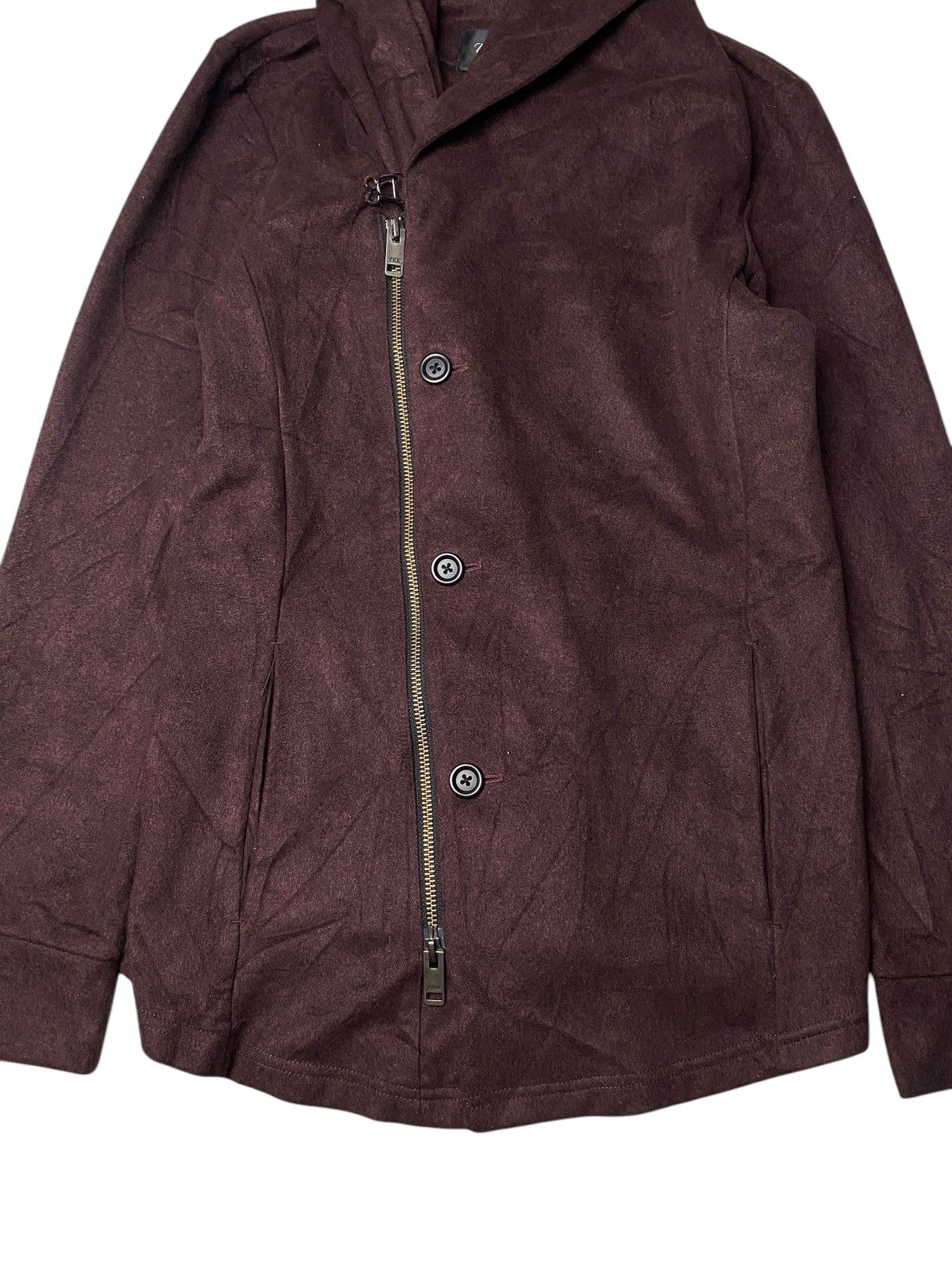 14th Addiction 2000's Tornado Mart Asymetric Sewn Zip Jacket Size US S / EU 44-46 / 1 - 6 Thumbnail