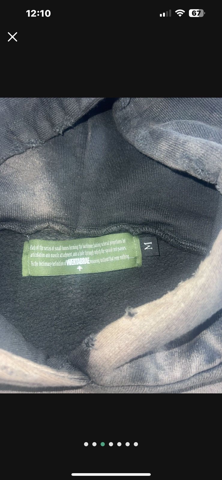 Vertabrae Vertabrae hoodie size medium Size US M / EU 48-50 / 2 - 3 Thumbnail