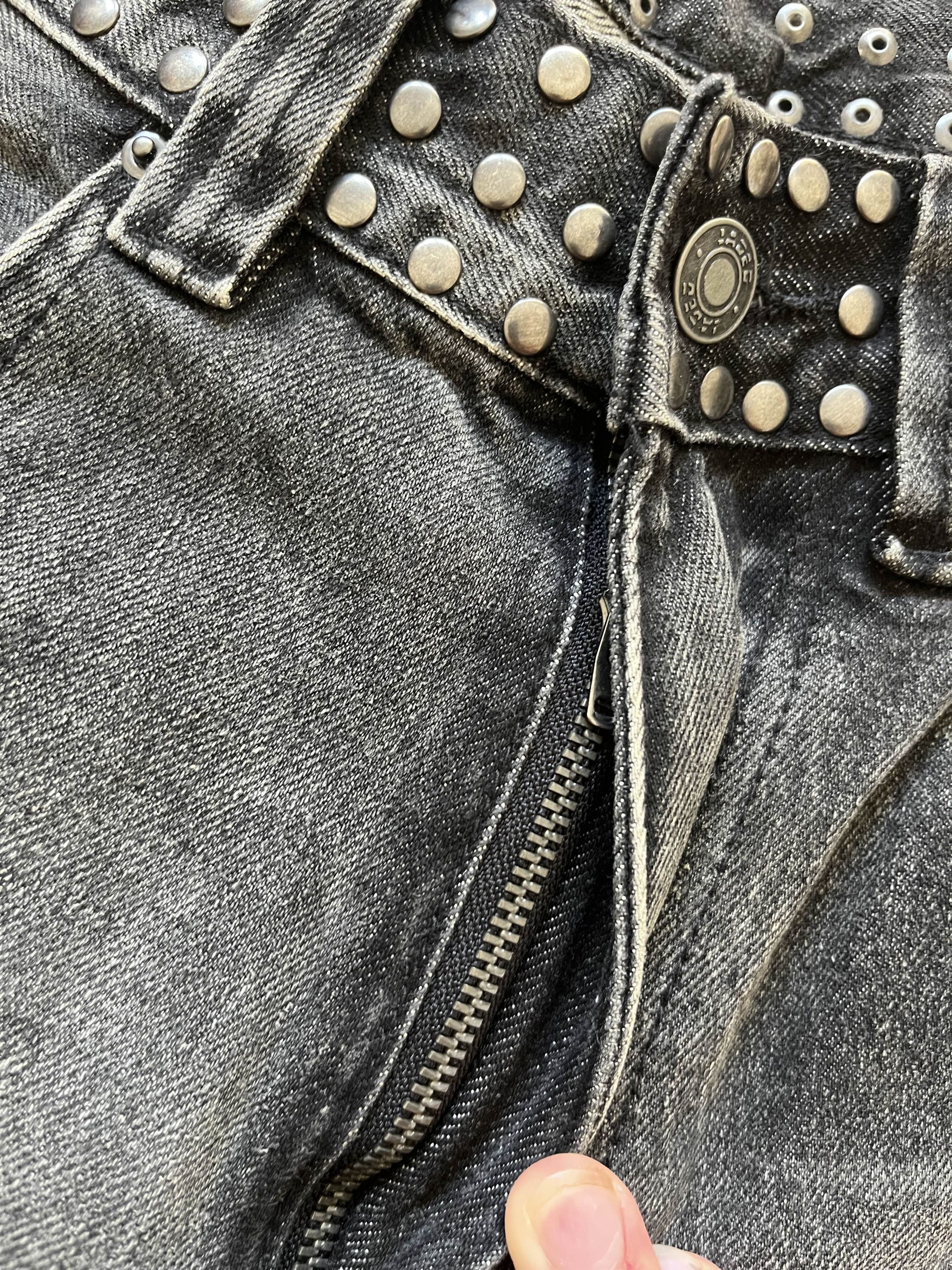 Jaded London Jaded London Colossus Studded Jeans Size US 32 / EU 48 - 8 Thumbnail