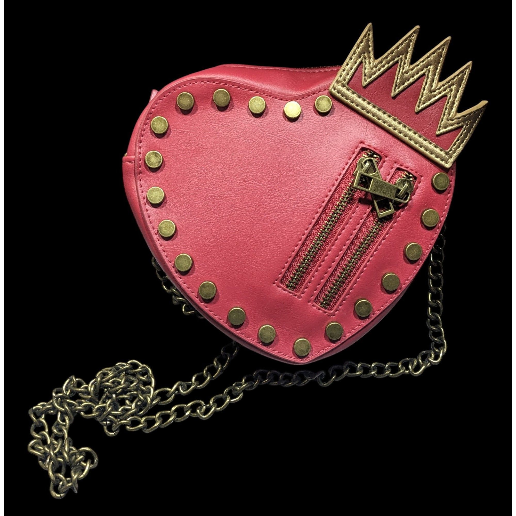 Disney Disney Descendants Evie Heart Crown Purse With Gold Tone Cha Size ONE SIZE - 1 Thumbnail