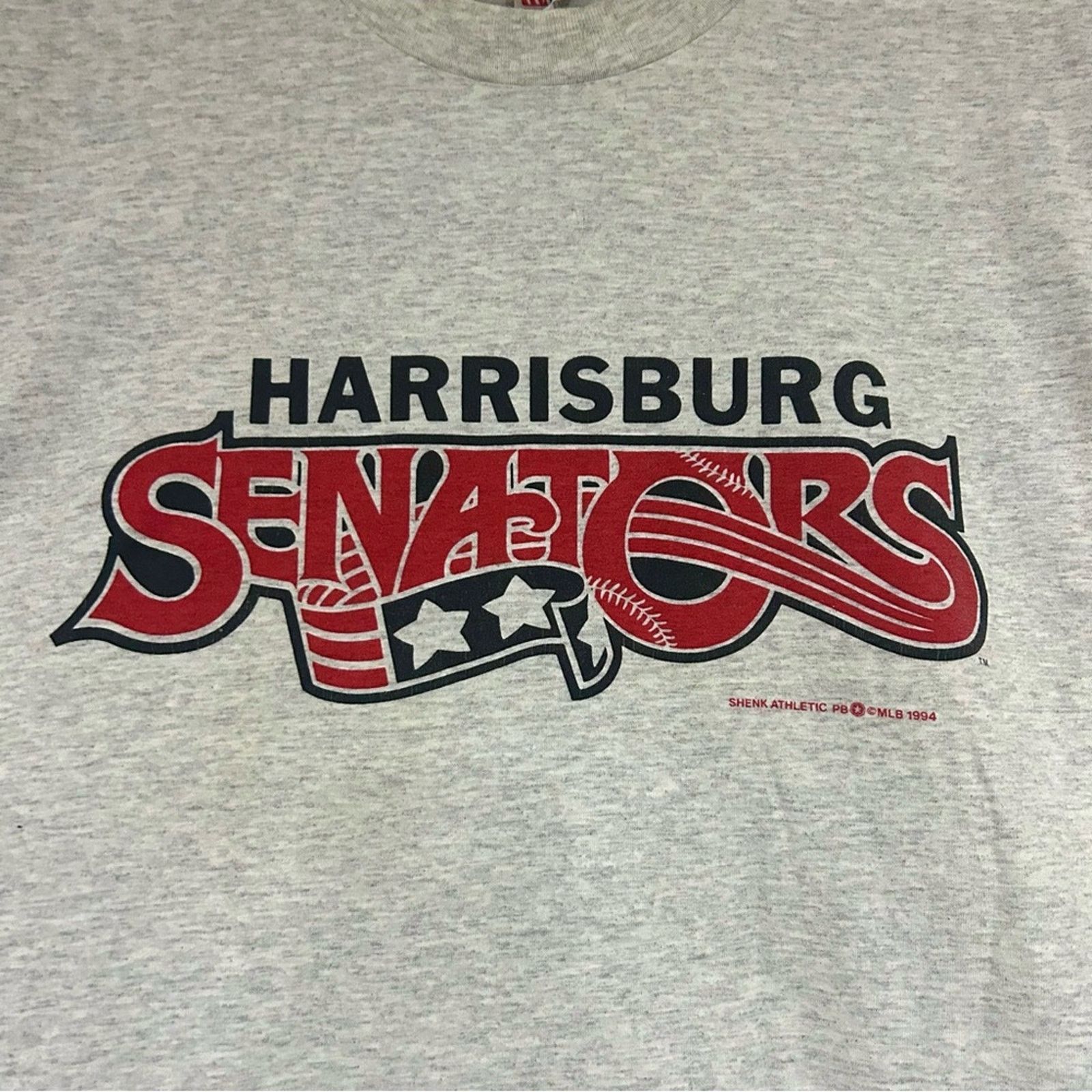 Hanes Vintage 1994 Harrisburg Senators Baseball Shirt Size US XL / EU 56 / 4 - 2 Thumbnail