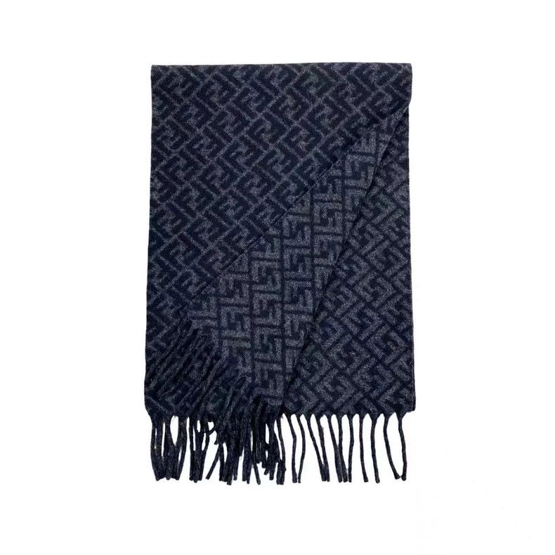 Fendi Fendi Black old-fashioned scarf Size ONE SIZE - 2 Thumbnail