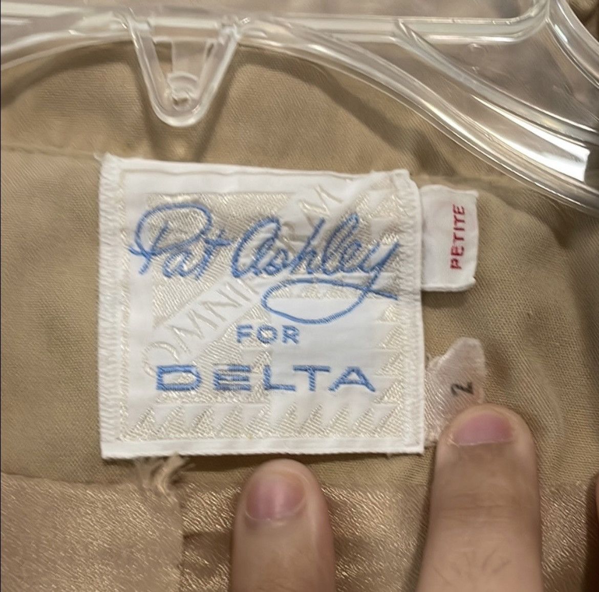 Delta Pat Ashley for Delta Tan Trench Coat Size XS / US 0-2 / IT 36-38 - 2 Thumbnail