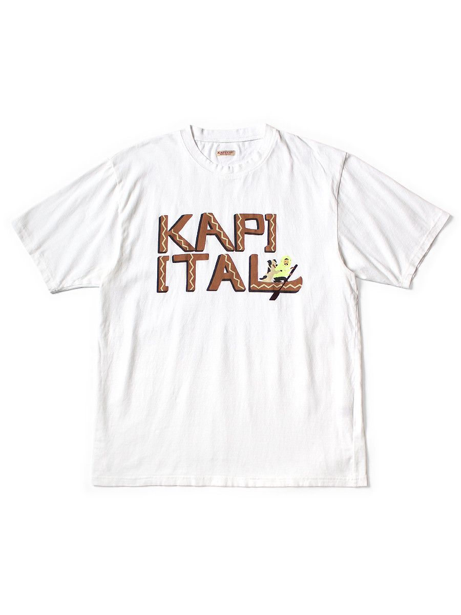Kapital logo canoe t-shirt