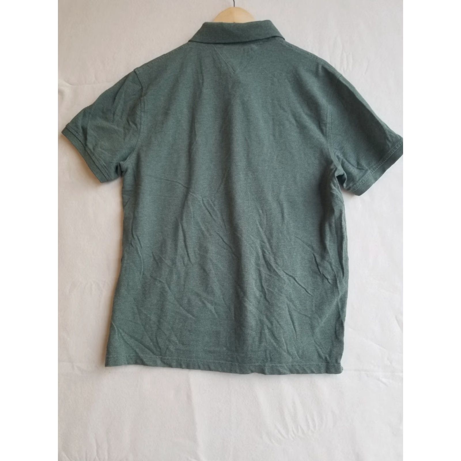 Tommy Hilfiger Tommy Hilfiger Polo Shirt Short Sleeve Collared XL Slim Fit Green See measurements Mens Polo Shirt XL Slim Fit Green Size US XL / EU 56 / 4 - 2 Thumbnail
