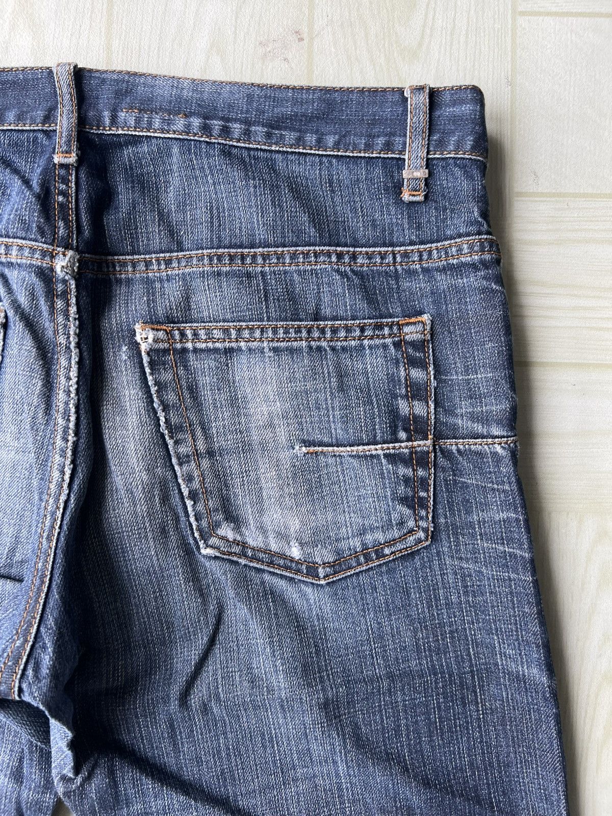 Dior AW12 Dior Homme Hedi Slimane Stone Wash Distress Denim Jeans Size US 32 / EU 48 - 5 Thumbnail