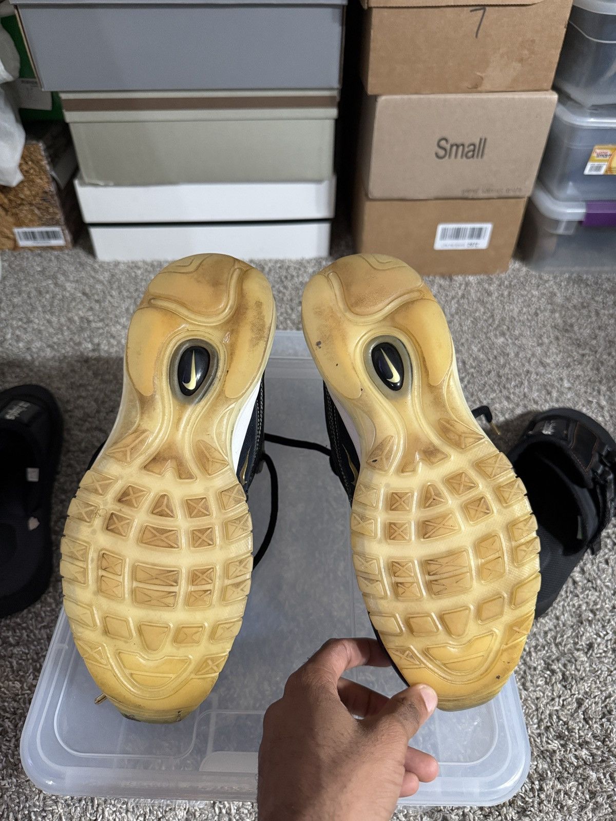 Nike × Riccardo Tisci Black Nike Air max 97 High top Size US 6.5 / EU 39-40 - 9 Thumbnail