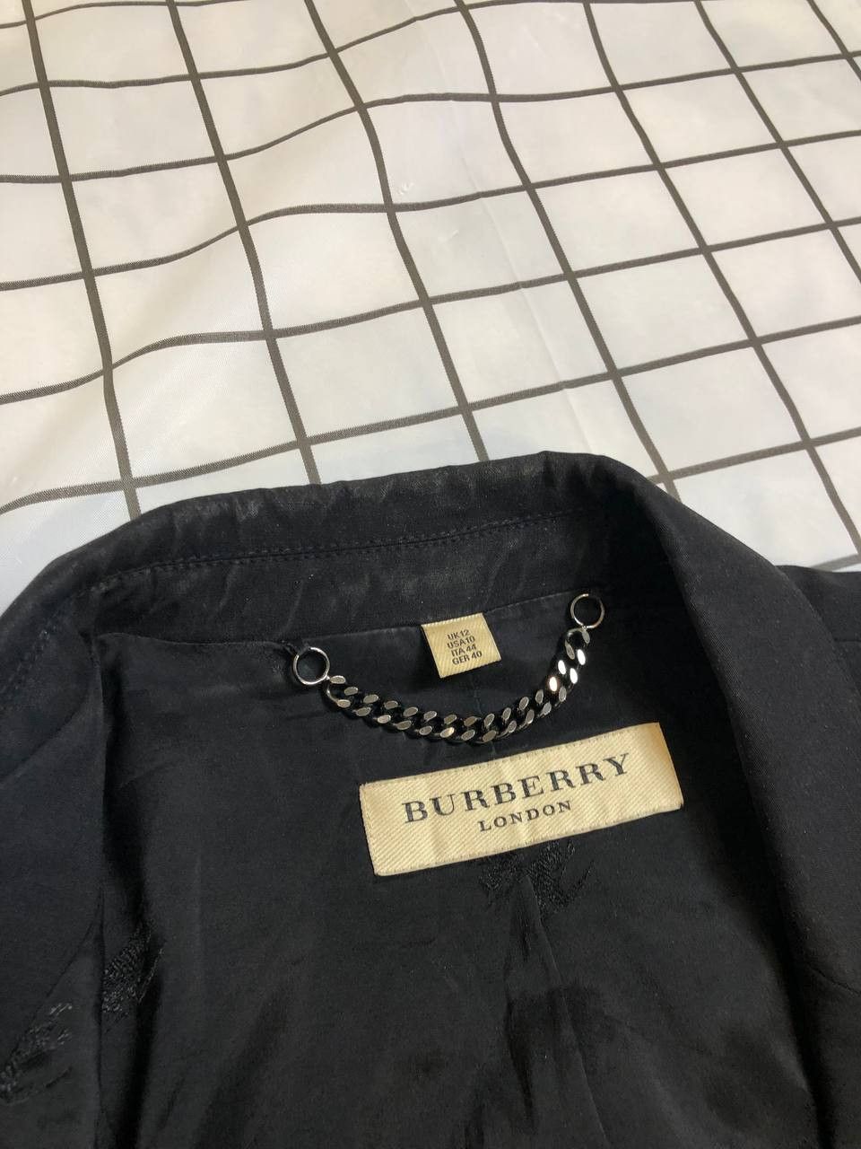 Burberry Burberry London Cashmere Double Breasted Trench Coat Black Size L / US 10 / IT 46 - 12 Thumbnail