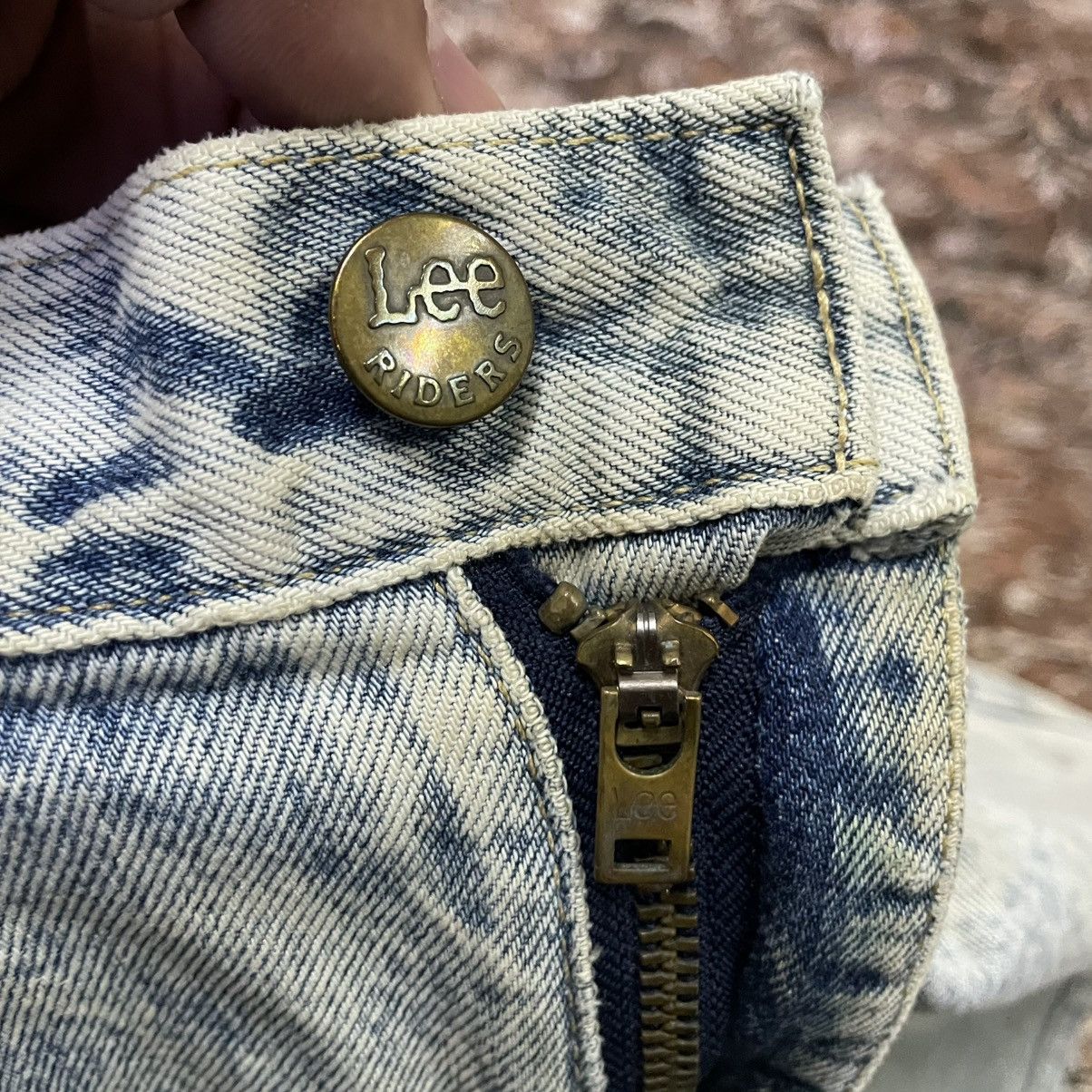 Lee 🔥Vintage 80s Lee Riders Stoned Washed Distress Denim Jeans Size US 31 - 16 Thumbnail
