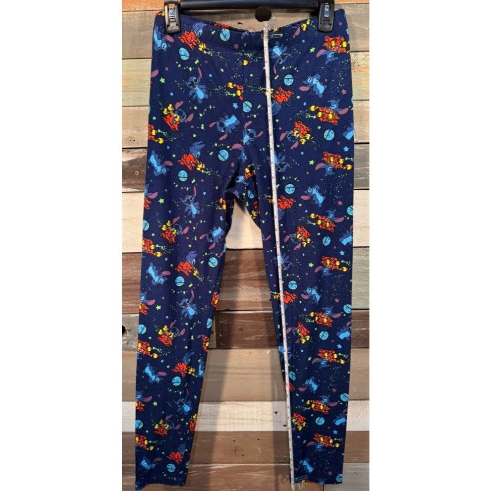 Disney DISNEY LILO & STITCH ROCKETS Leggings LARGE Gently Used Size 30" / US 8 / IT 44 - 5 Thumbnail